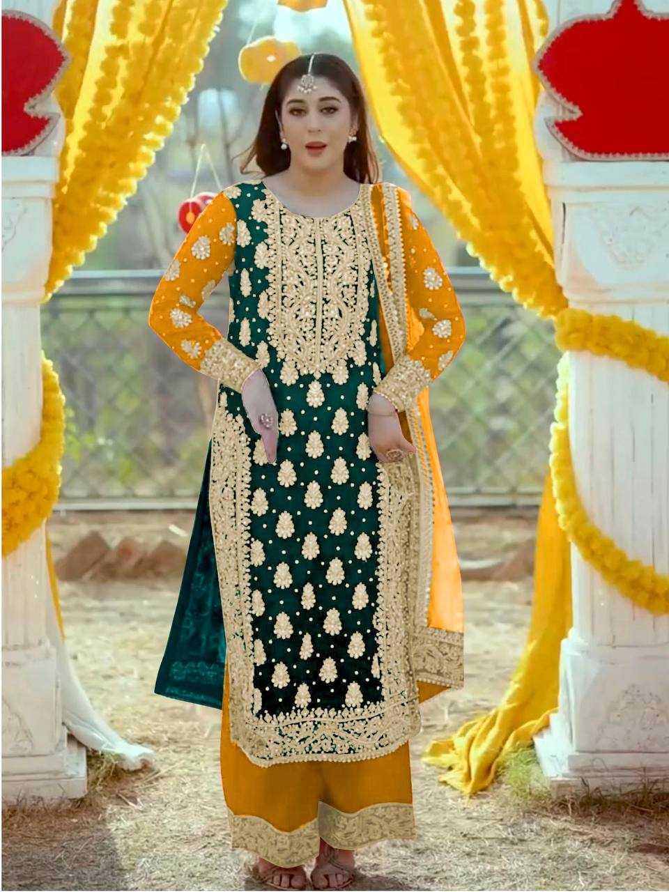 Ynf Faux Georgette KESH506 1163 Suits & Dresses Wholesale Ladies Suits Embroidery Suits Designer Suits Manufacturer