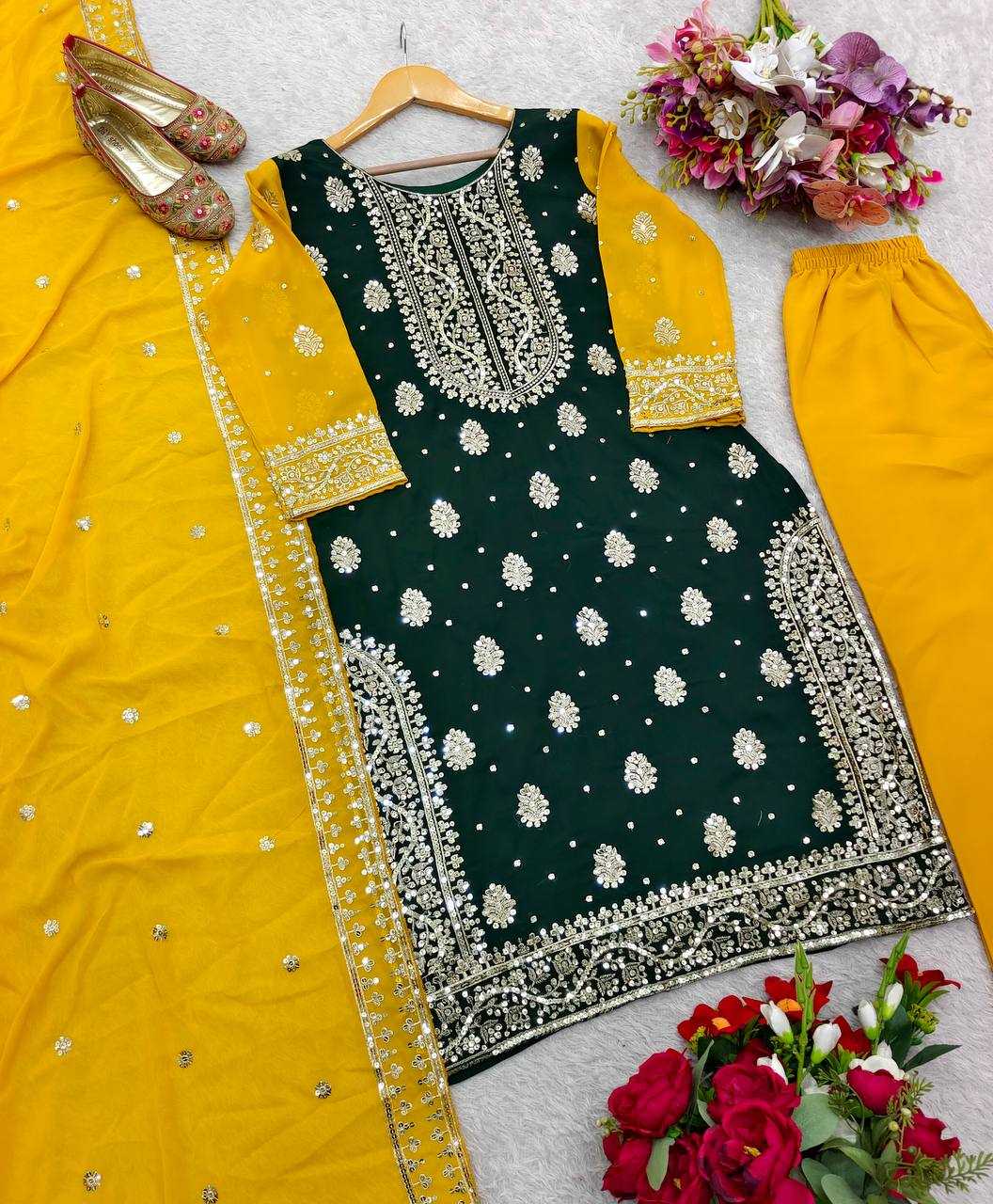 Ynf Faux Georgette KESH506 1163 Suits & Dresses Wholesale Ladies Suits Embroidery Suits Designer Suits Manufacturer