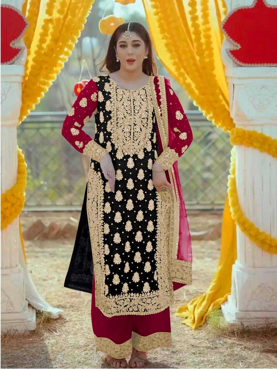 Ynf Faux Georgette KESH506 1163 Suits & Dresses Wholesale Ladies Suits Embroidery Suits Designer Suits Manufacturer