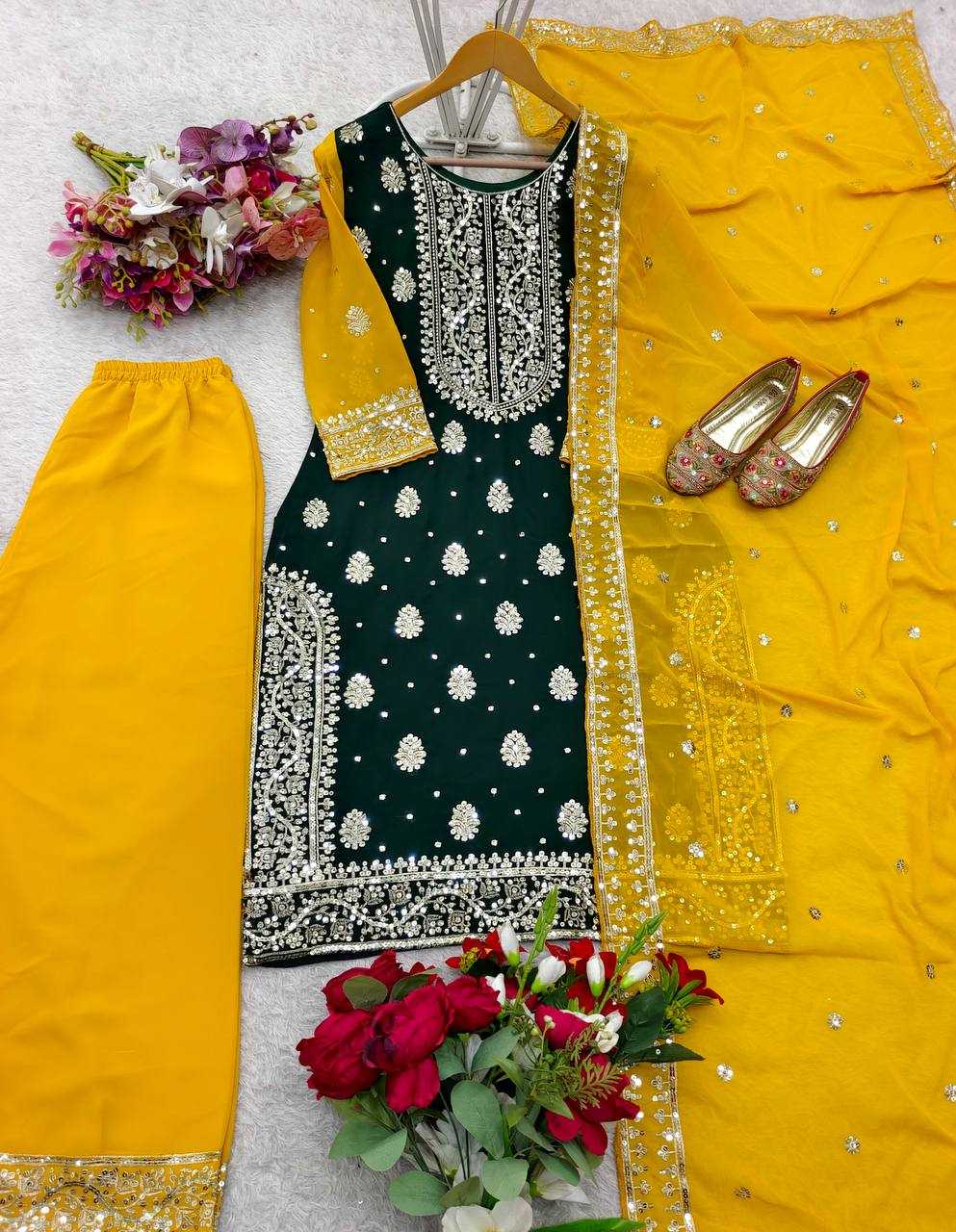 Ynf Faux Georgette KESH506 1163 Suits & Dresses Wholesale Ladies Suits Embroidery Suits Designer Suits Manufacturer