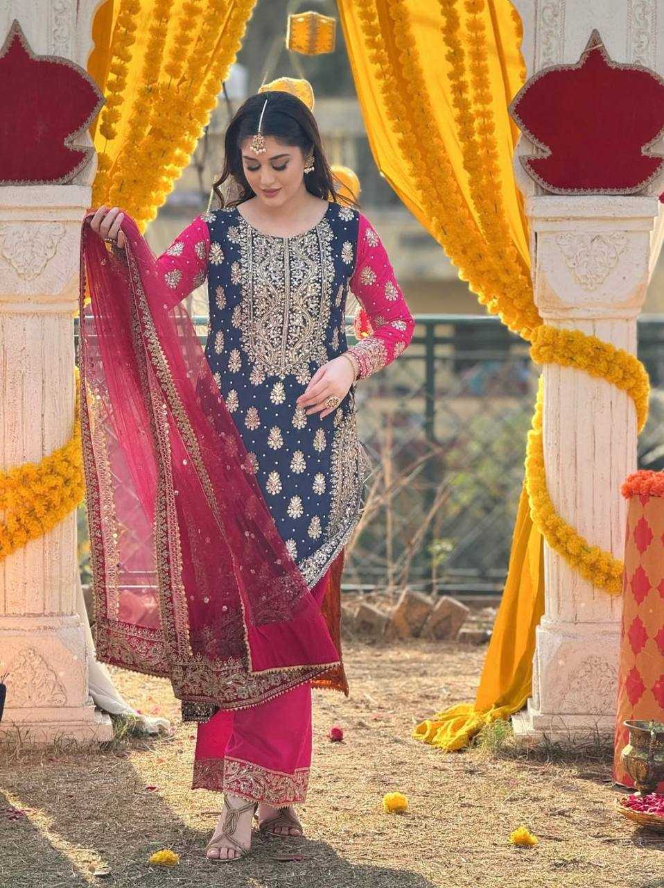 Ynf Faux Georgette KESH506 1163 Suits & Dresses Wholesale Ladies Suits Embroidery Suits Designer Suits Manufacturer