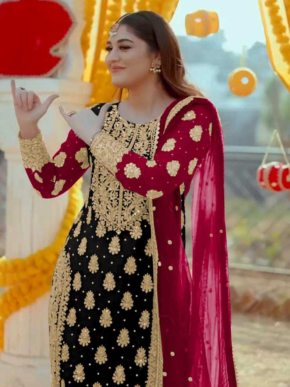 Ynf Faux Georgette KESH506 1163 Suits & Dresses Wholesale Ladies Suits Embroidery Suits Designer Suits Manufacturer