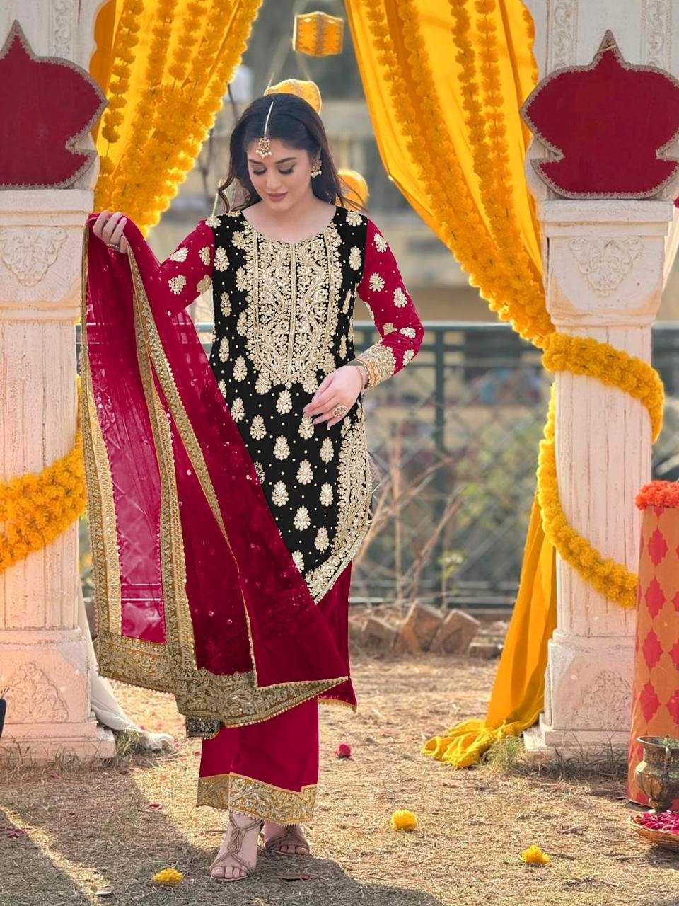Ynf Faux Georgette KESH506 1163 Suits & Dresses Wholesale Ladies Suits Embroidery Suits Designer Suits Manufacturer