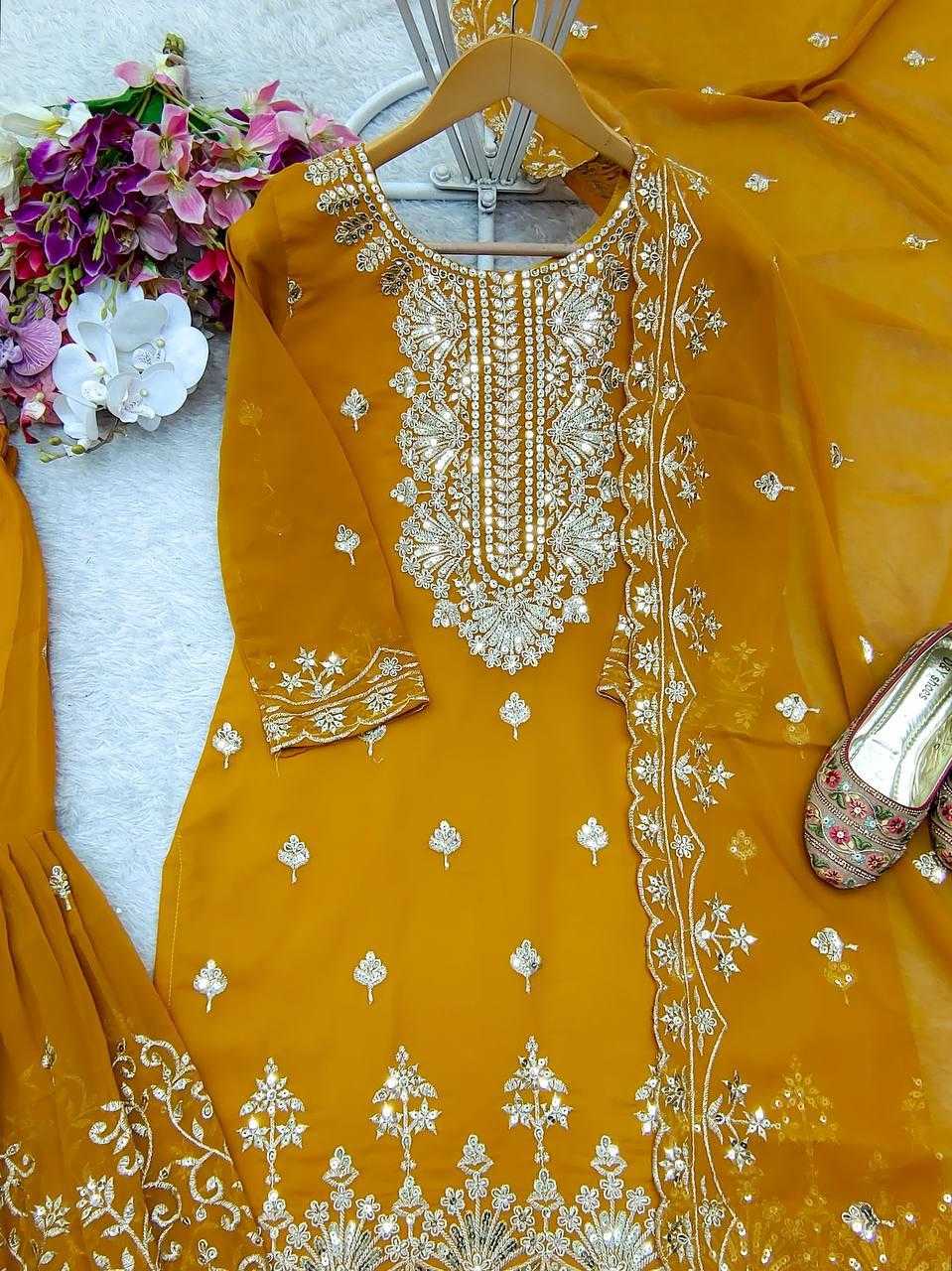 Ynf Faux Georgette KESH506 1171 Suits & Dresses Wholesale Ladies Suits Embroidery Suits Designer Suits Manufacturer