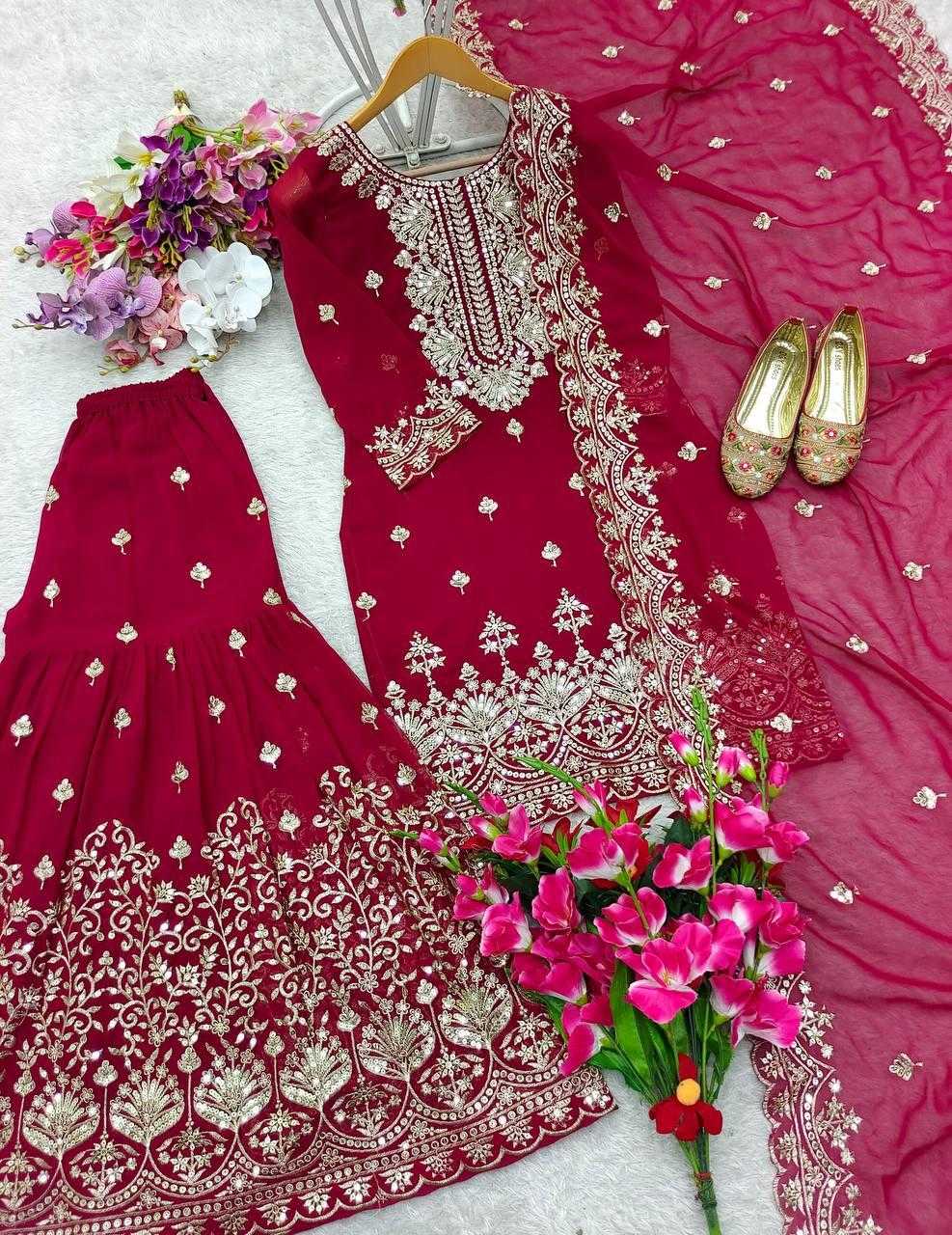 Ynf Faux Georgette KESH506 1171 Suits & Dresses Wholesale Ladies Suits Embroidery Suits Designer Suits Manufacturer