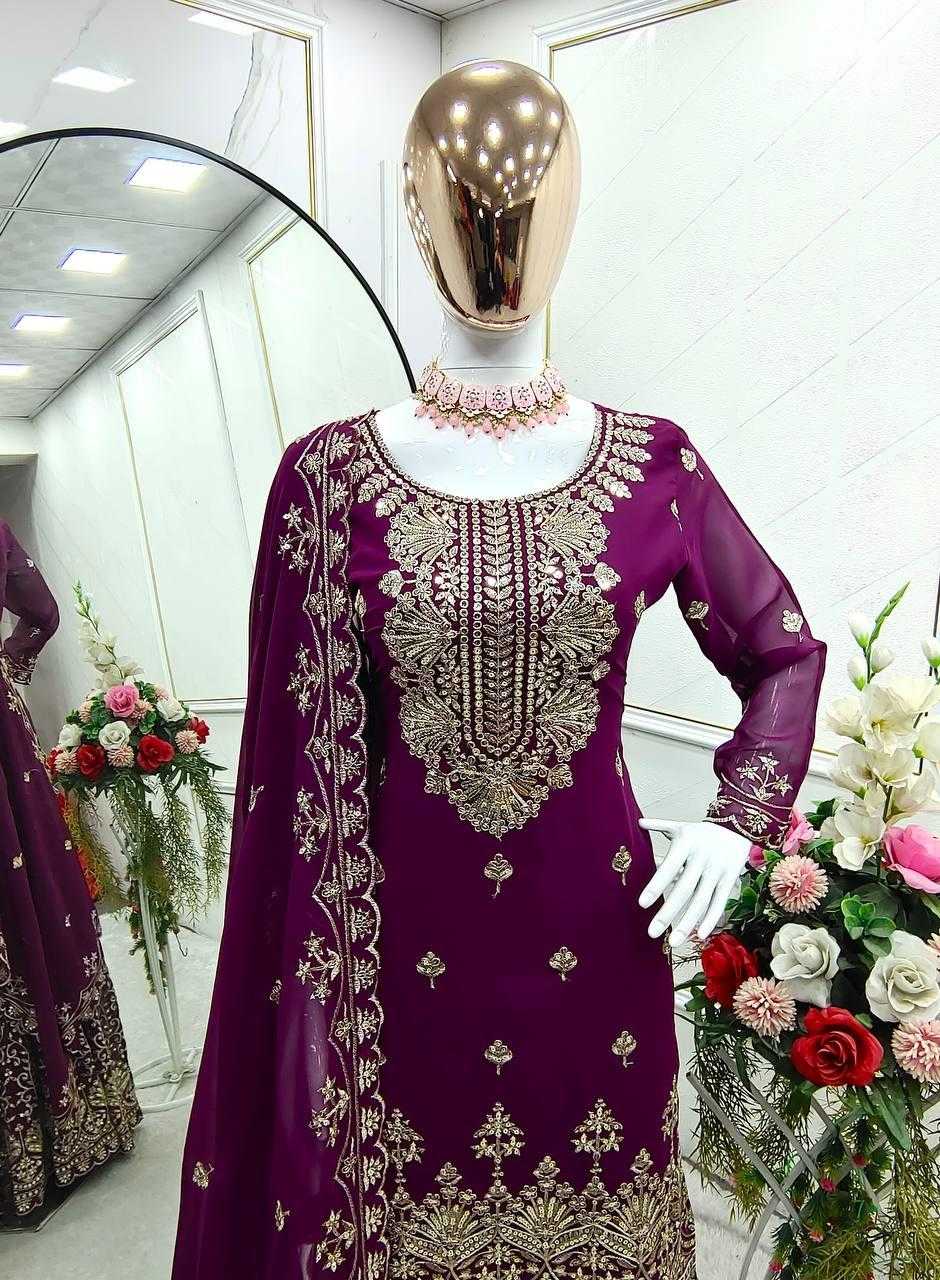 Ynf Faux Georgette KESH506 1171 Suits & Dresses Wholesale Ladies Suits Embroidery Suits Designer Suits Manufacturer