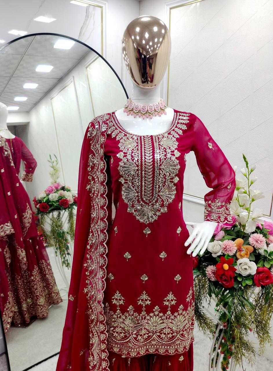 Ynf Faux Georgette KESH506 1171 Suits & Dresses Wholesale Ladies Suits Embroidery Suits Designer Suits Manufacturer