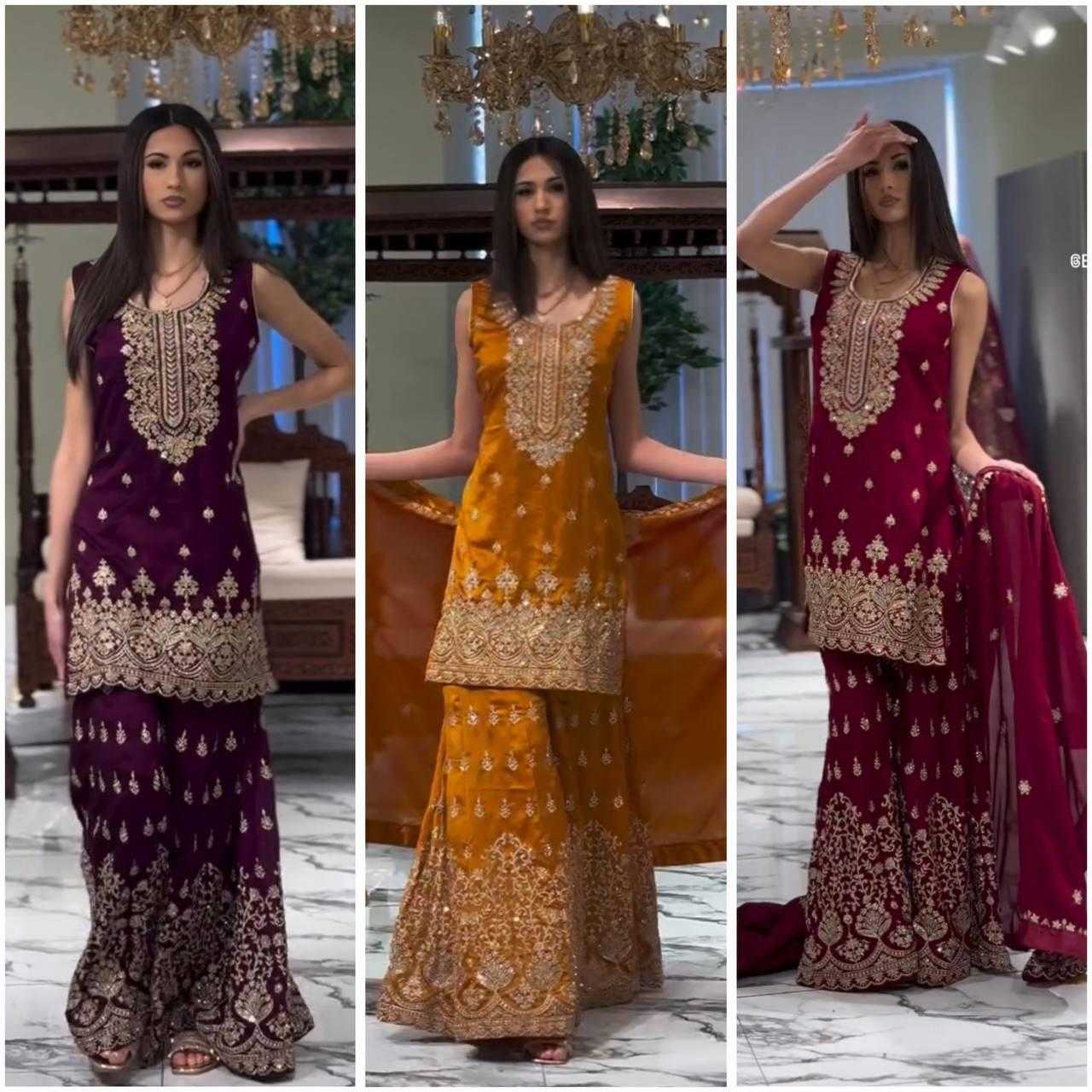Ynf Faux Georgette KESH506 1171 Suits & Dresses Wholesale Ladies Suits Embroidery Suits Designer Suits Manufacturer