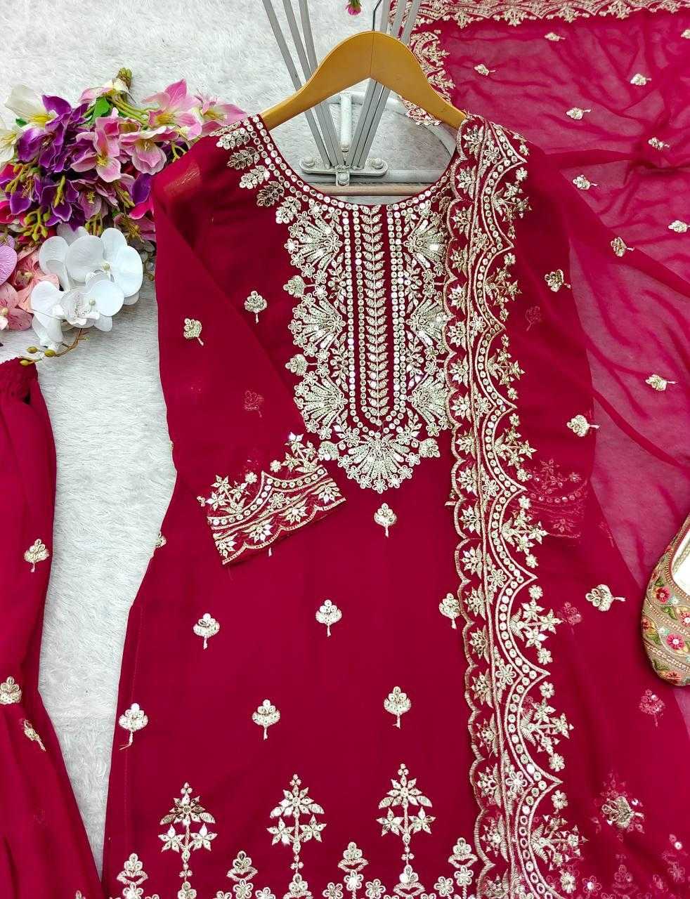 Ynf Faux Georgette KESH506 1171 Suits & Dresses Wholesale Ladies Suits Embroidery Suits Designer Suits Manufacturer