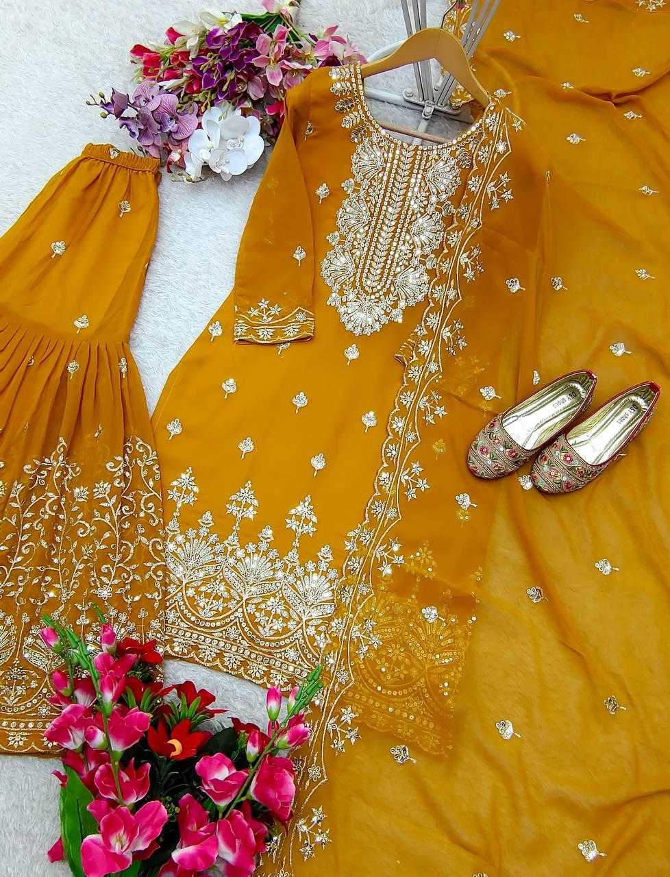 Ynf Faux Georgette KESH506 1171 Suits & Dresses Wholesale Ladies Suits Embroidery Suits Designer Suits Manufacturer
