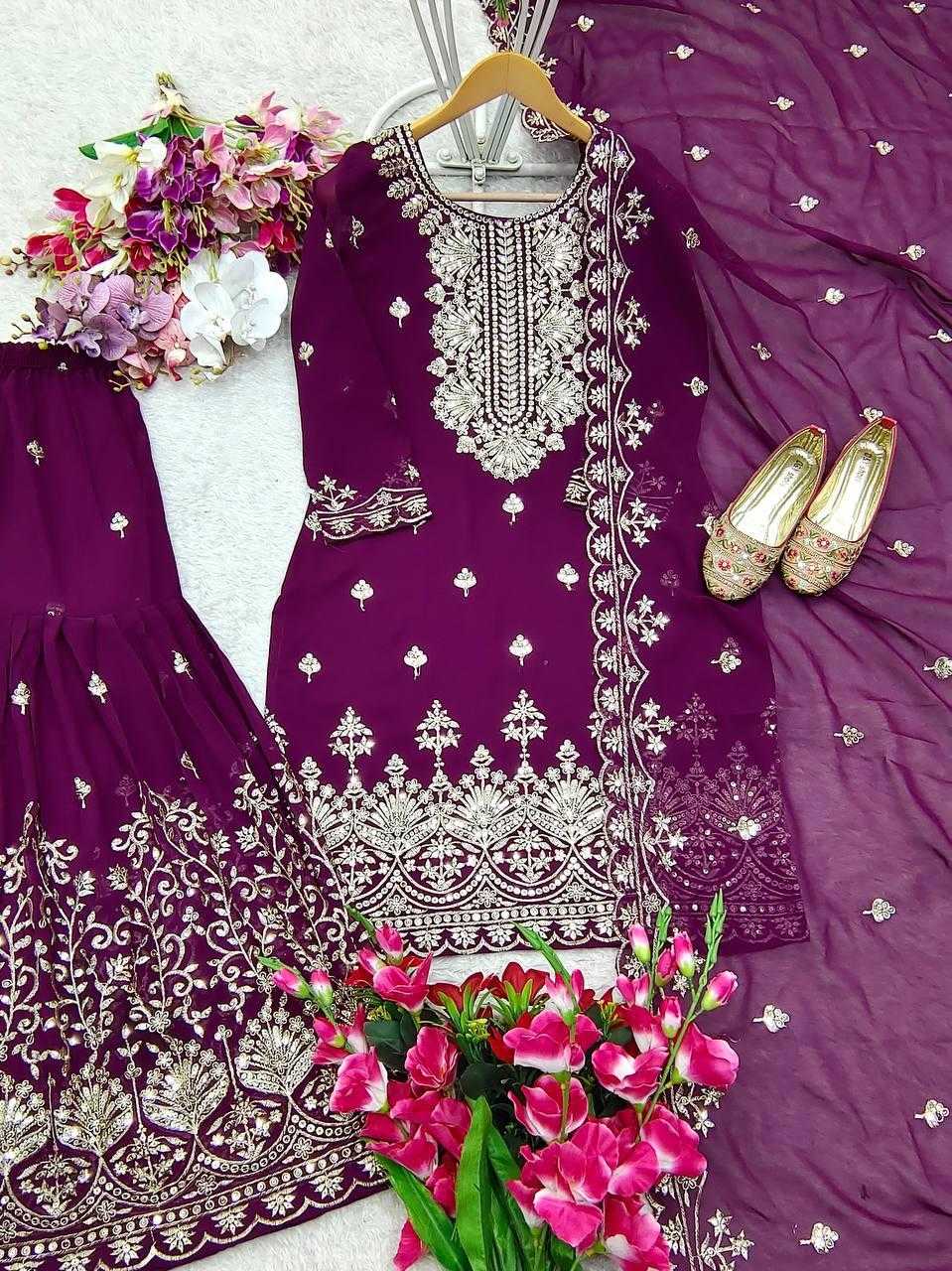 Ynf Faux Georgette KESH506 1171 Suits & Dresses Wholesale Ladies Suits Embroidery Suits Designer Suits Manufacturer