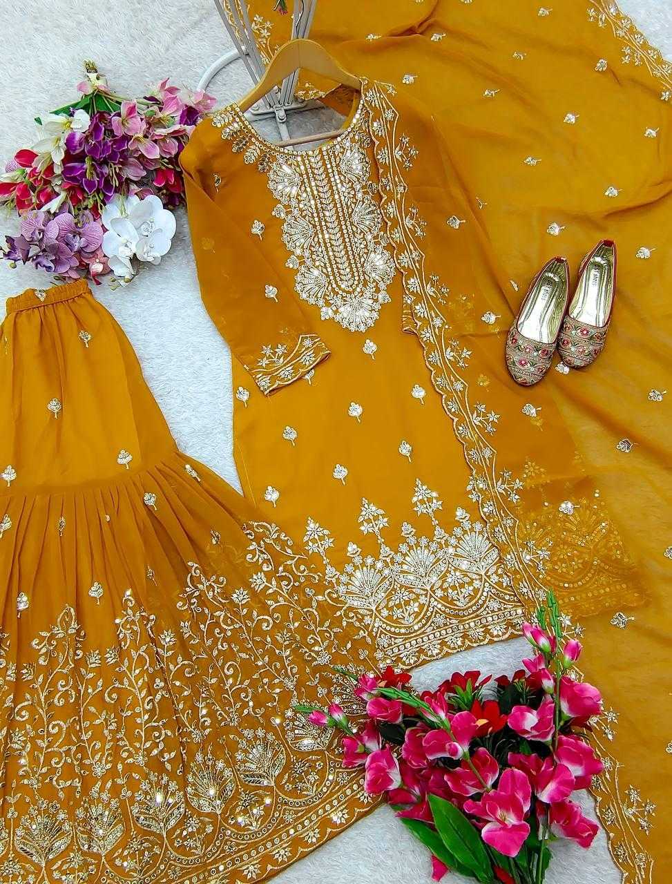 Ynf Faux Georgette KESH506 1171 Suits & Dresses Wholesale Ladies Suits Embroidery Suits Designer Suits Manufacturer