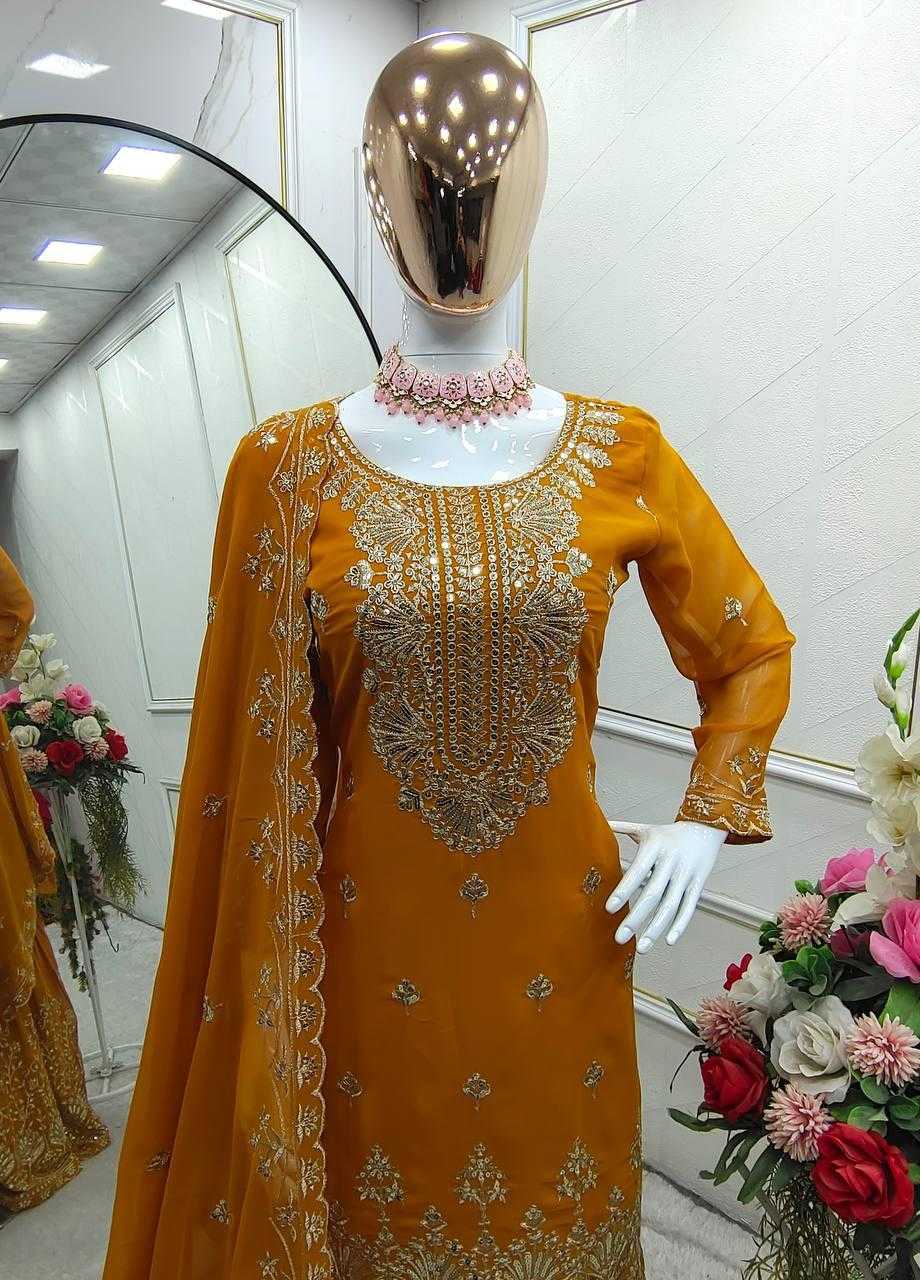 Ynf Faux Georgette KESH506 1171 Suits & Dresses Wholesale Ladies Suits Embroidery Suits Designer Suits Manufacturer