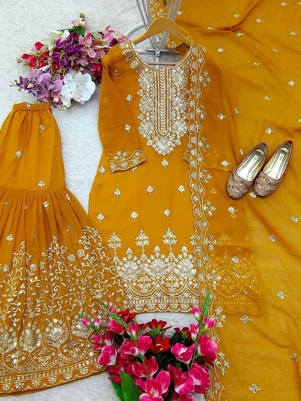 Ynf Faux Georgette KESH506 1171 Suits & Dresses Wholesale Ladies Suits Embroidery Suits Designer Suits Manufacturer