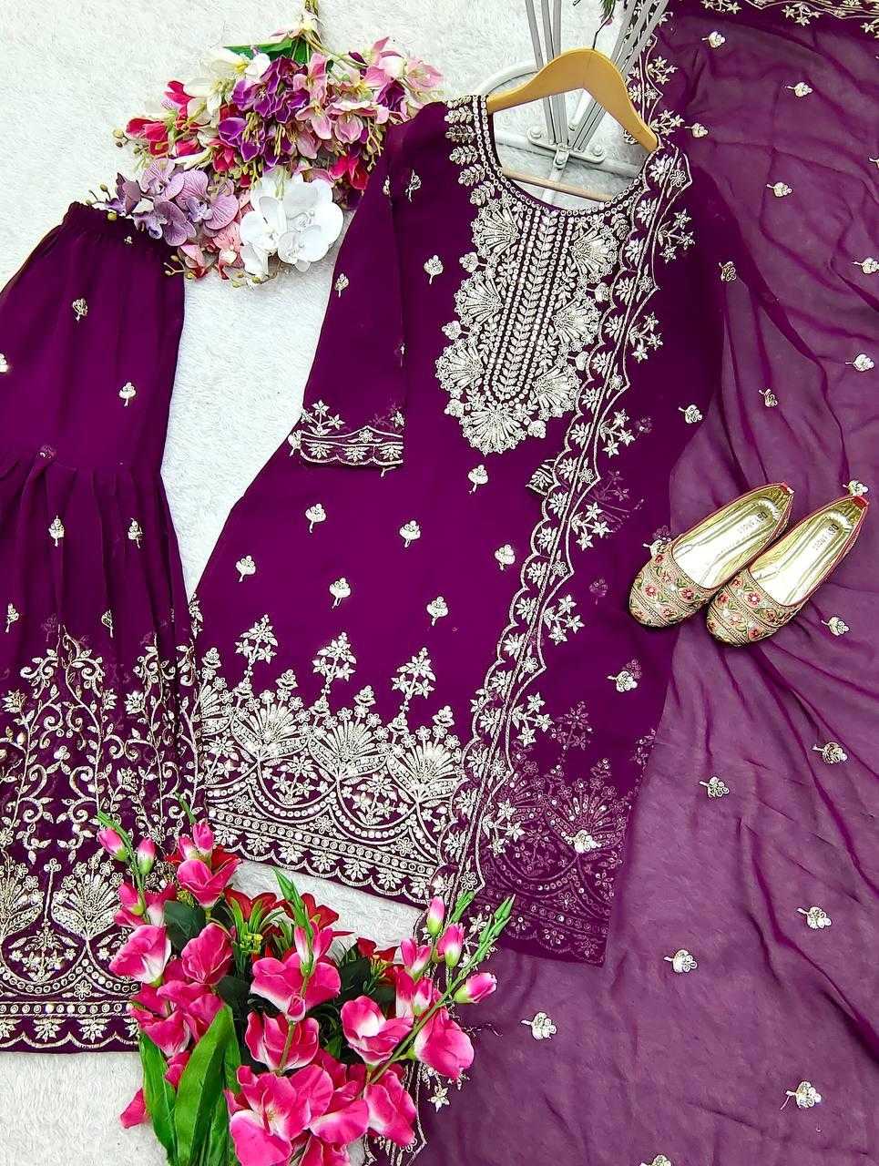 Ynf Faux Georgette KESH506 1171 Suits & Dresses Wholesale Ladies Suits Embroidery Suits Designer Suits Manufacturer