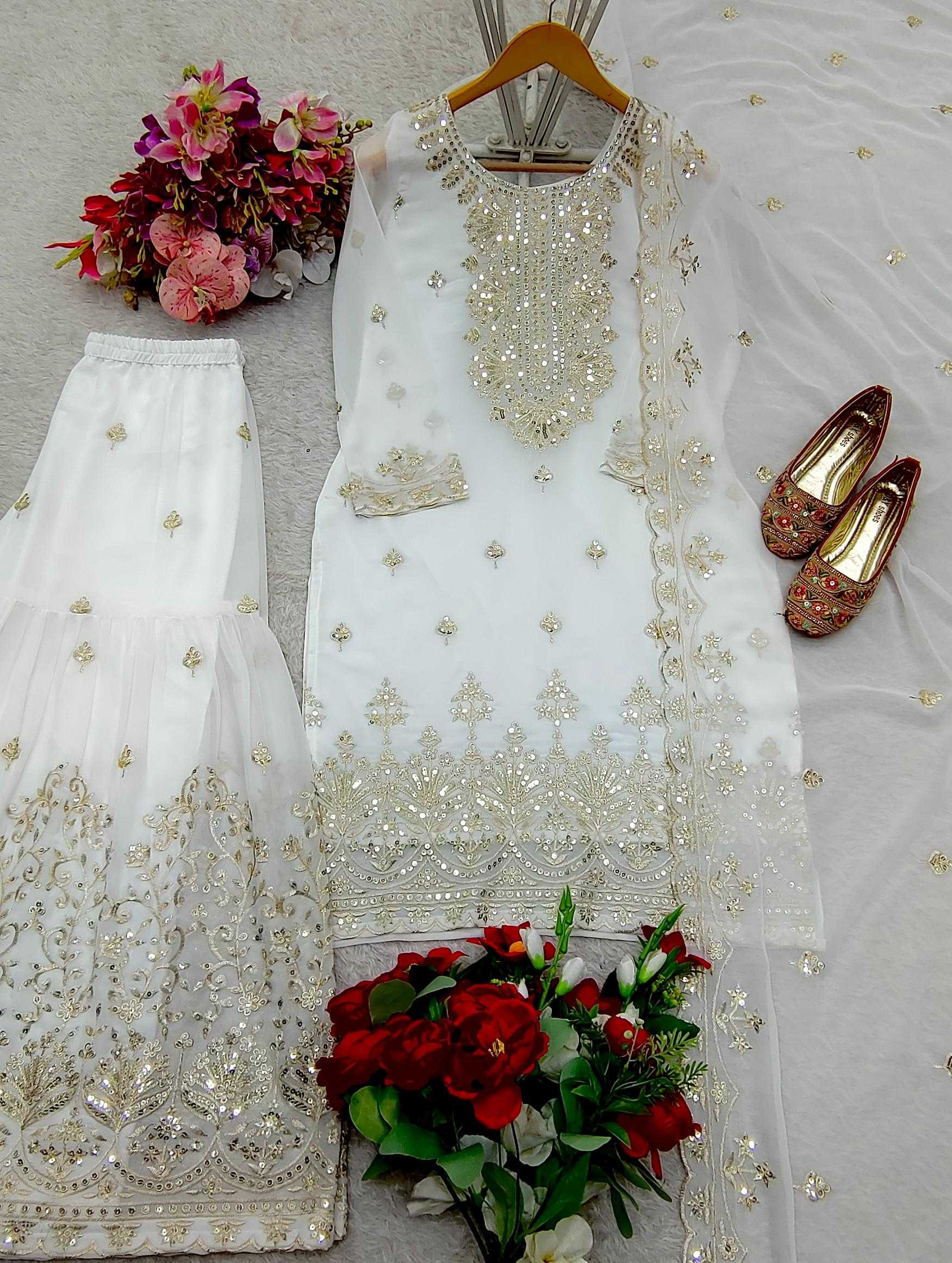 Ynf Faux Georgette KESH506 1171 Suits & Dresses Wholesale Ladies Suits Embroidery Suits Designer Suits Manufacturer