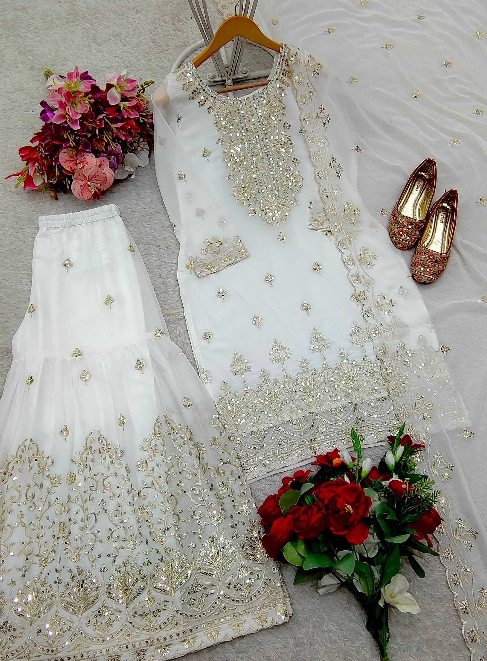 Ynf Faux Georgette KESH506 1171 Suits & Dresses Wholesale Ladies Suits Embroidery Suits Designer Suits Manufacturer