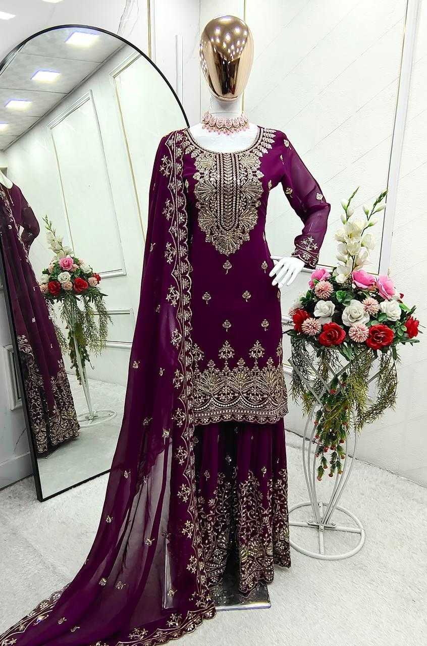 Ynf Faux Georgette KESH506 1171 Suits & Dresses Wholesale Ladies Suits Embroidery Suits Designer Suits Manufacturer