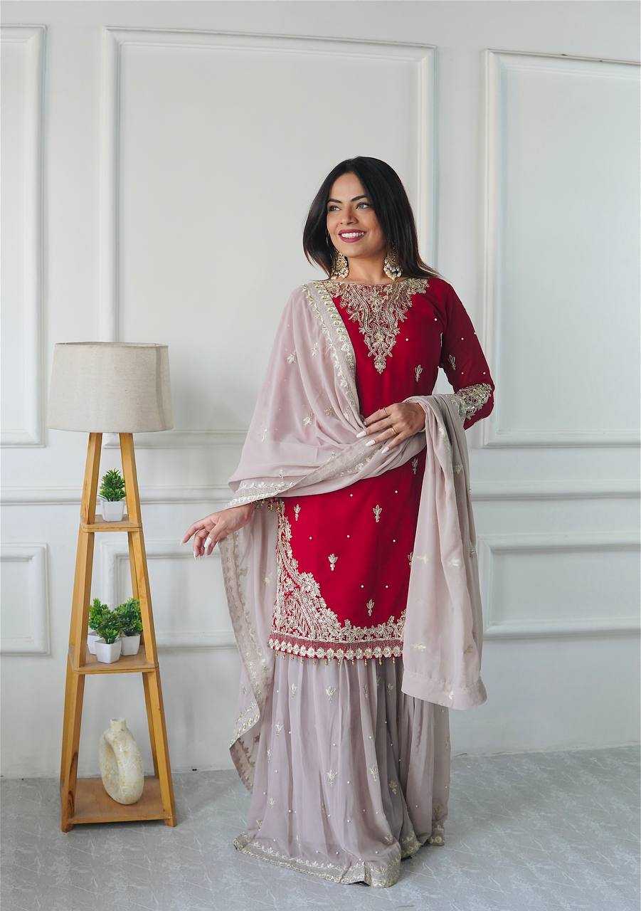 Ynf Faux Georgette KESH506 132 Suits & Dresses Wholesale Ladies Suits Embroidery Suits Designer Suits Manufacturer