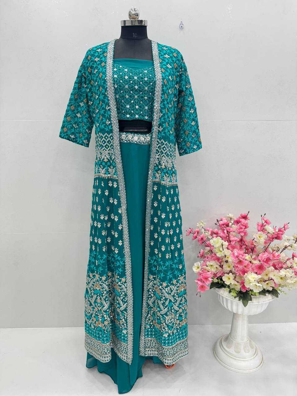Ynf Faux Georgette KESH512 1029 Lehengas Wholesale Designer Lehenga Fancy Lehenga Embroidered Lehenga Manufacturer