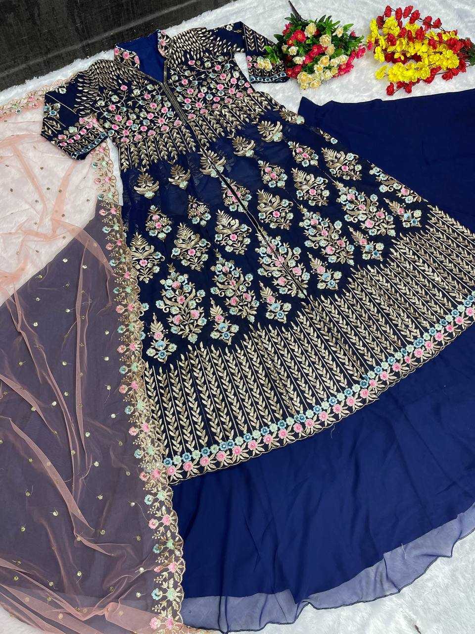 Ynf Faux Georgette KESH512 1033 Lehengas Wholesale Designer Lehenga Fancy Lehenga Embroidered Lehenga Manufacturer