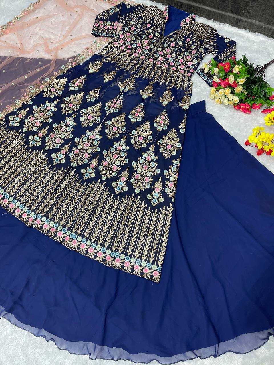 Ynf Faux Georgette KESH512 1033 Lehengas Wholesale Designer Lehenga Fancy Lehenga Embroidered Lehenga Manufacturer