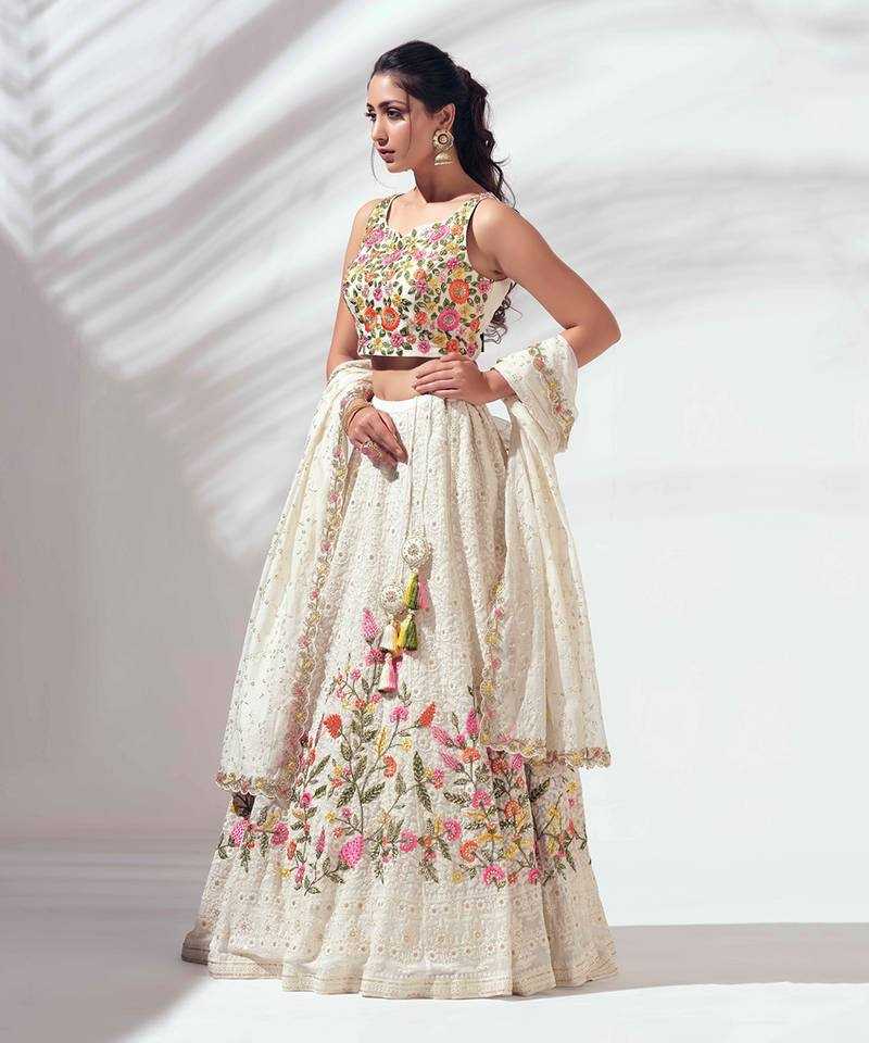 Ynf Faux Georgette KESH512 1037 Lehengas Wholesale Designer Lehenga Fancy Lehenga Embroidered Lehenga Manufacturer