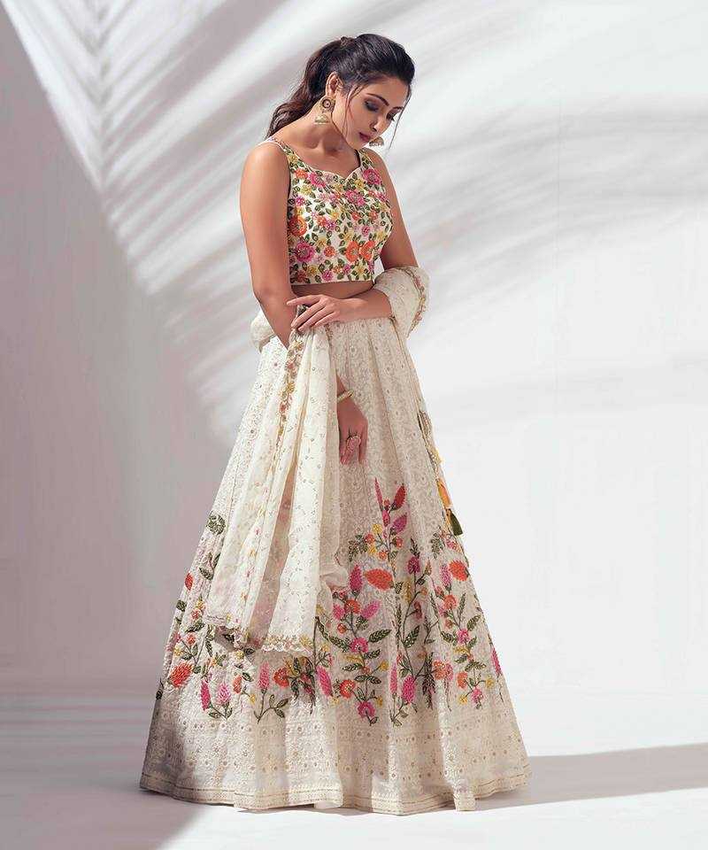 Ynf Faux Georgette KESH512 1037 Lehengas Wholesale Designer Lehenga Fancy Lehenga Embroidered Lehenga Manufacturer