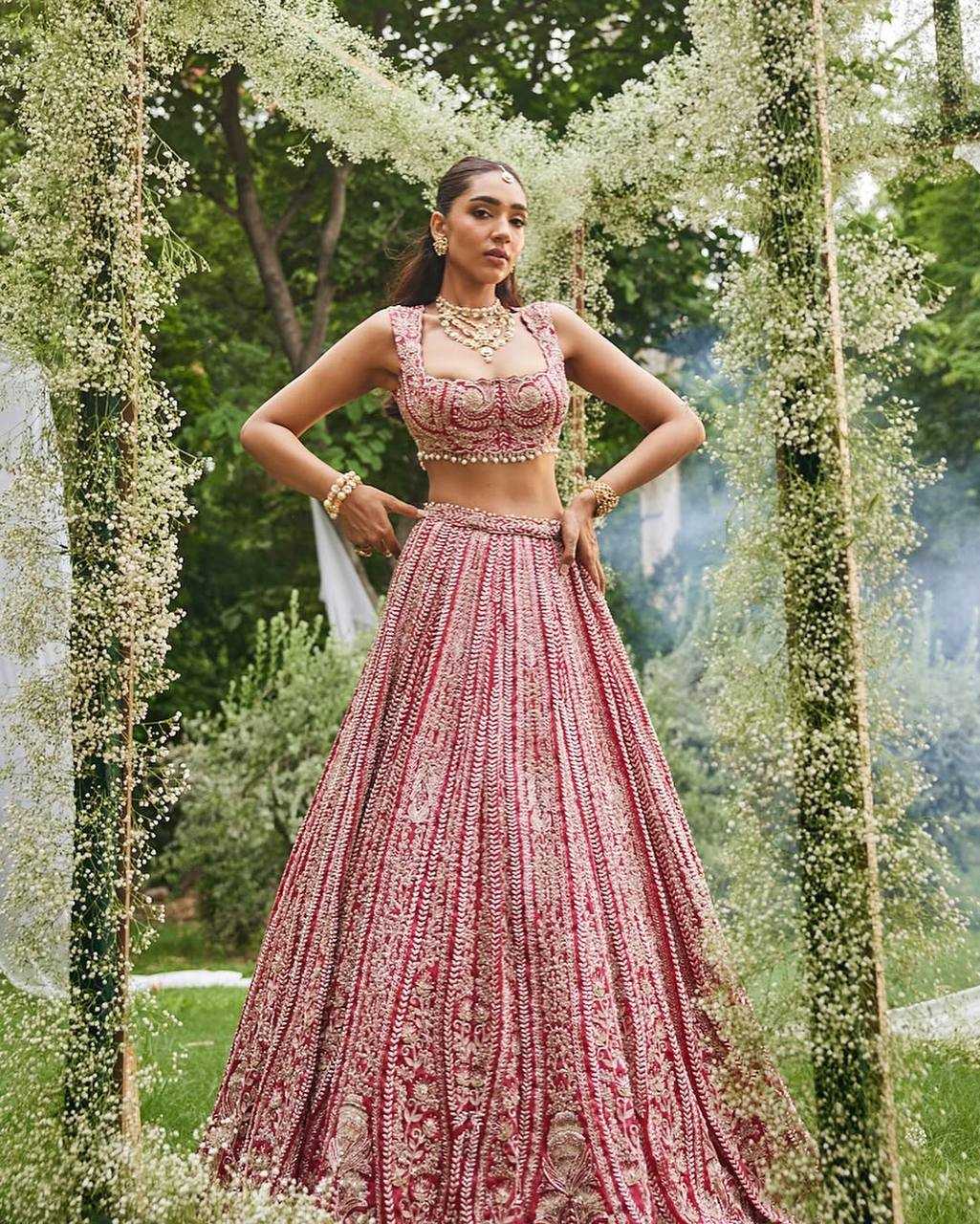 Ynf Faux Georgette KESH512 1038 Lehengas Wholesale Designer Lehenga Fancy Lehenga Embroidered Lehenga Manufacturer