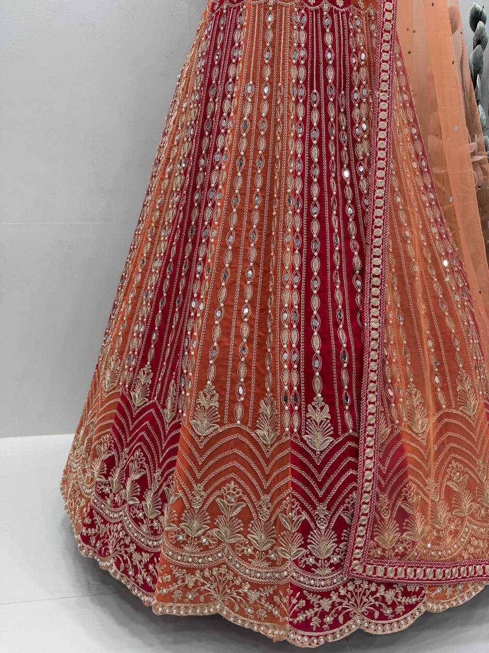 Ynf Faux Georgette KESH512 1042 Lehengas Wholesale Designer Lehenga Fancy Lehenga Embroidered Lehenga Manufacturer