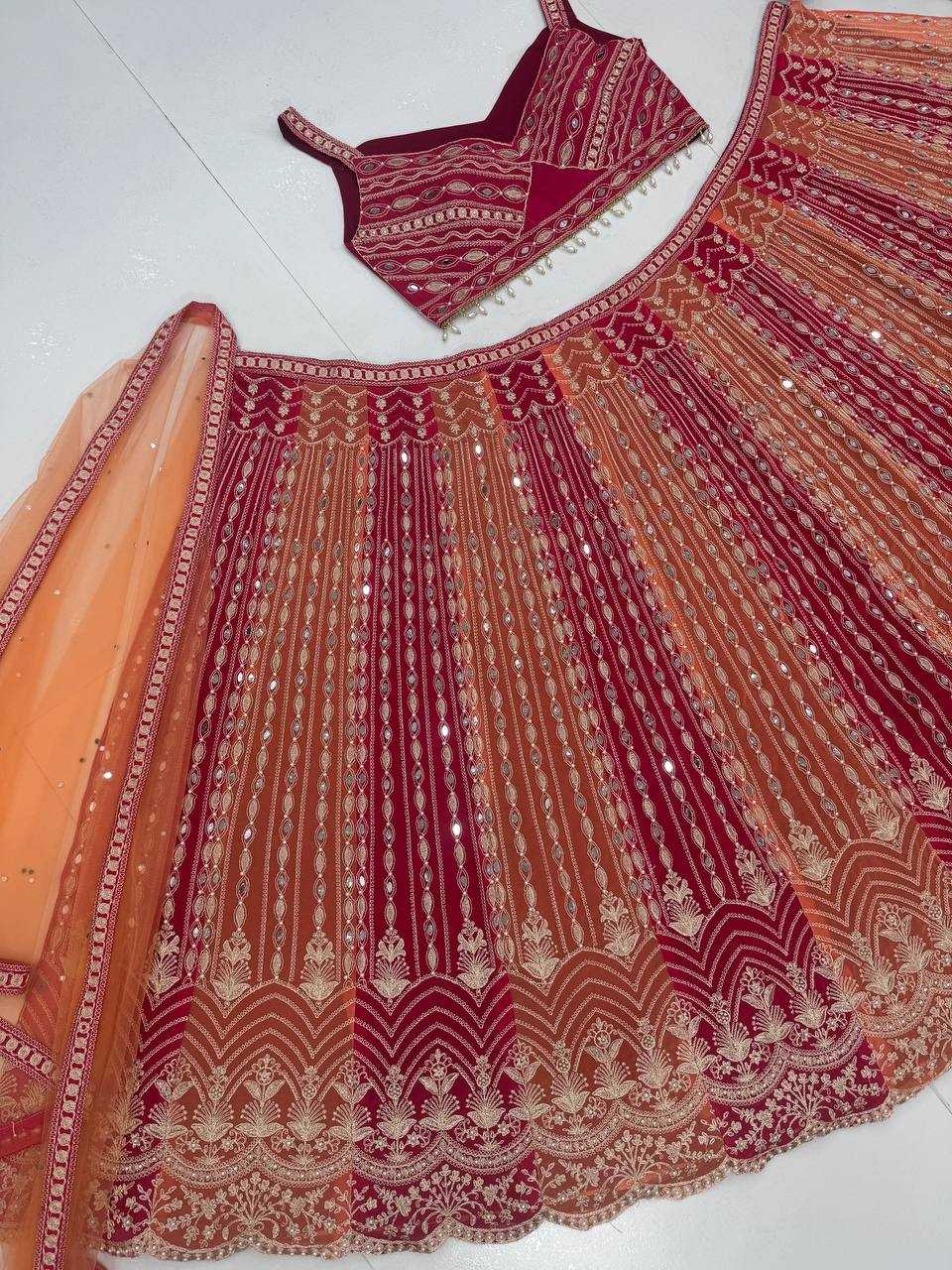 Ynf Faux Georgette KESH512 1042 Lehengas Wholesale Designer Lehenga Fancy Lehenga Embroidered Lehenga Manufacturer