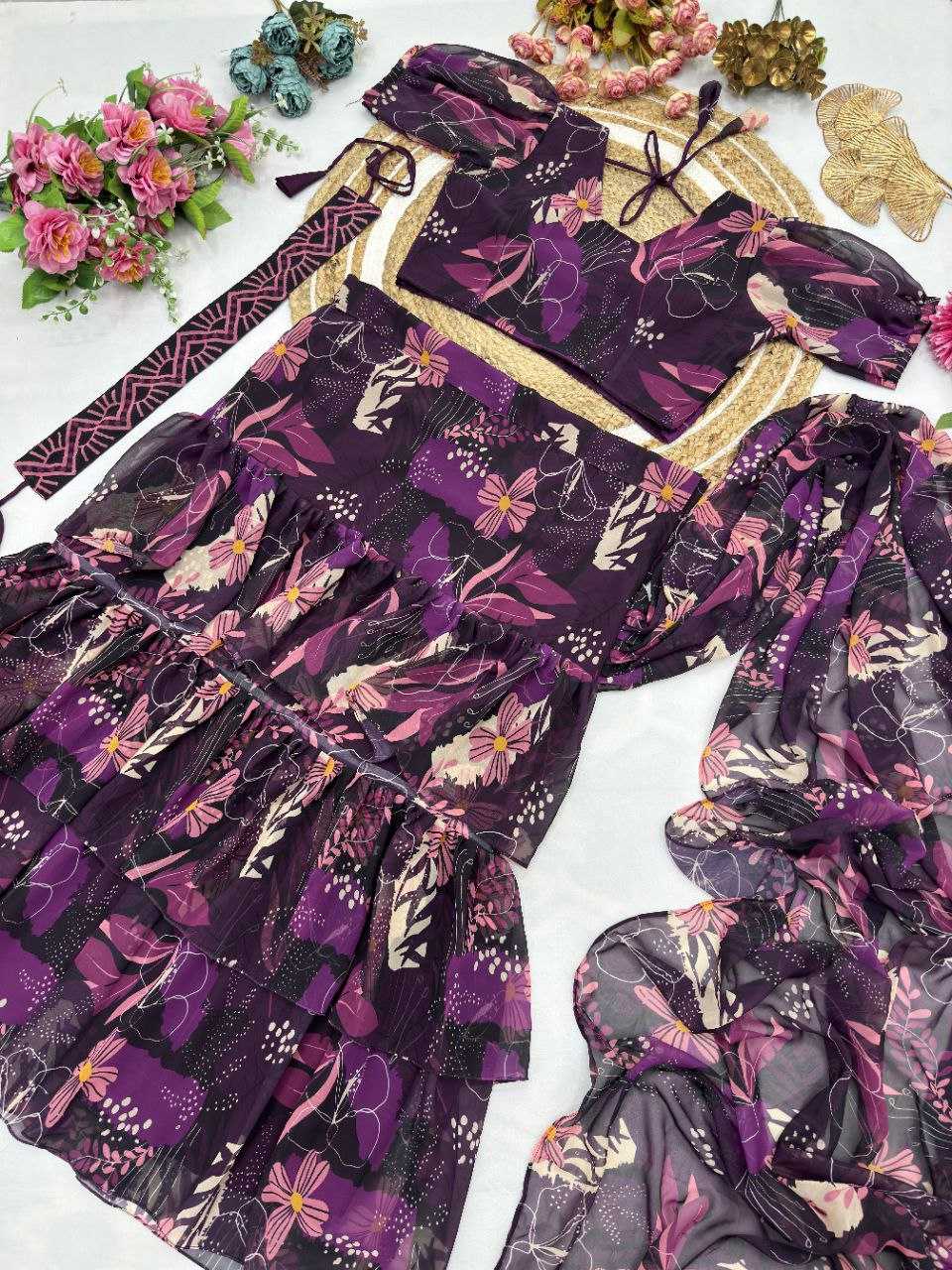 Ynf Faux Georgette KESH516 9254 Sarees Wholesale Ready To Wear Sarees Party Wear Sarees Fancy Sarees Printed Sarees Manufacturer