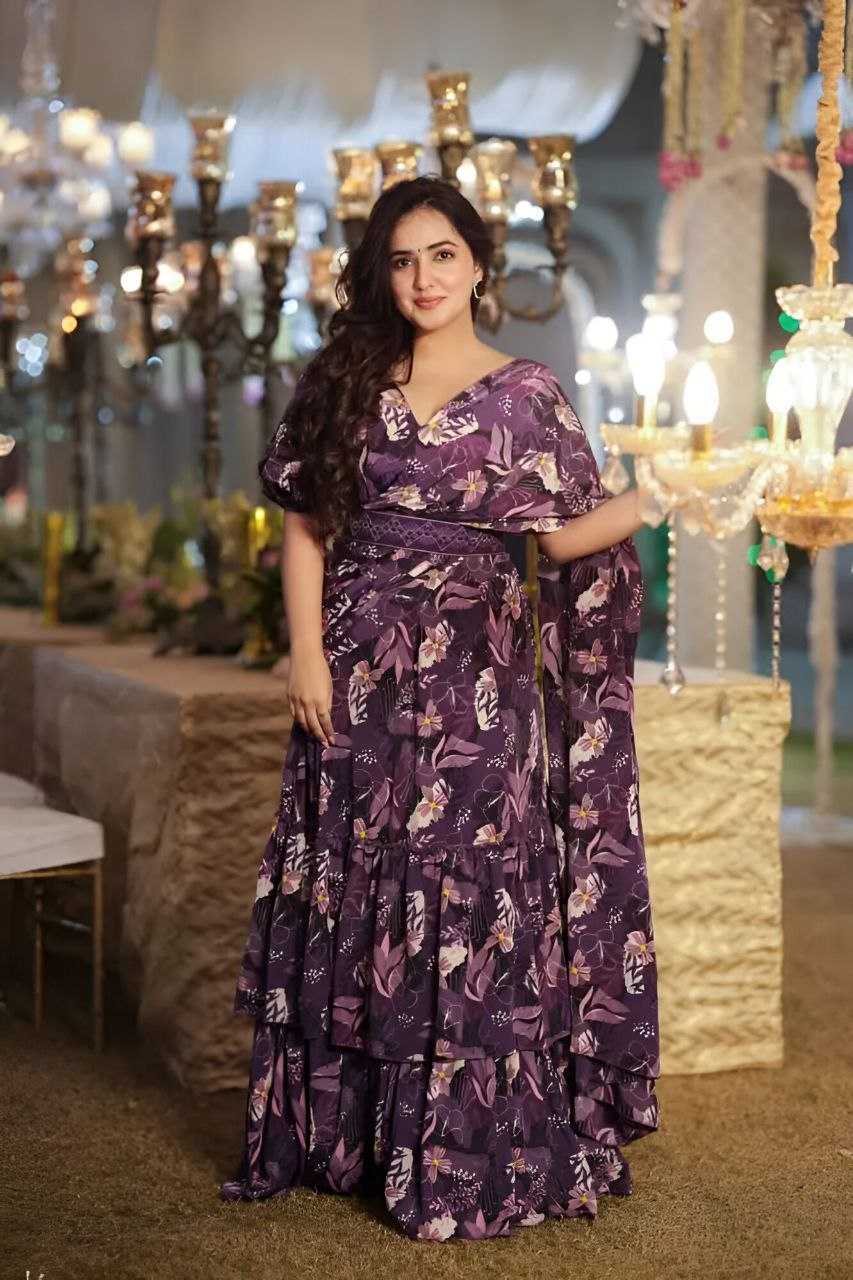 Ynf Faux Georgette KESH516 9254 Sarees Wholesale Ready To Wear Sarees Party Wear Sarees Fancy Sarees Printed Sarees Manufacturer
