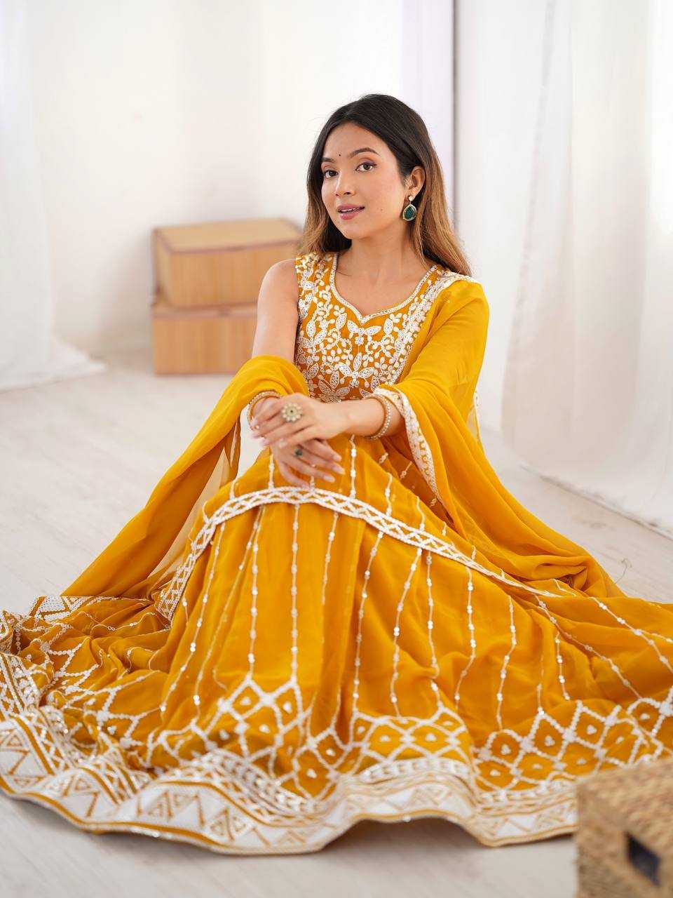 Ynf Faux Georgette RIN133 28 Lehengas Wedding Collections Festive Collections Wholesale Designer Lehenga Choli Georgette Lehenga Sequins Lehenga Manufacturer