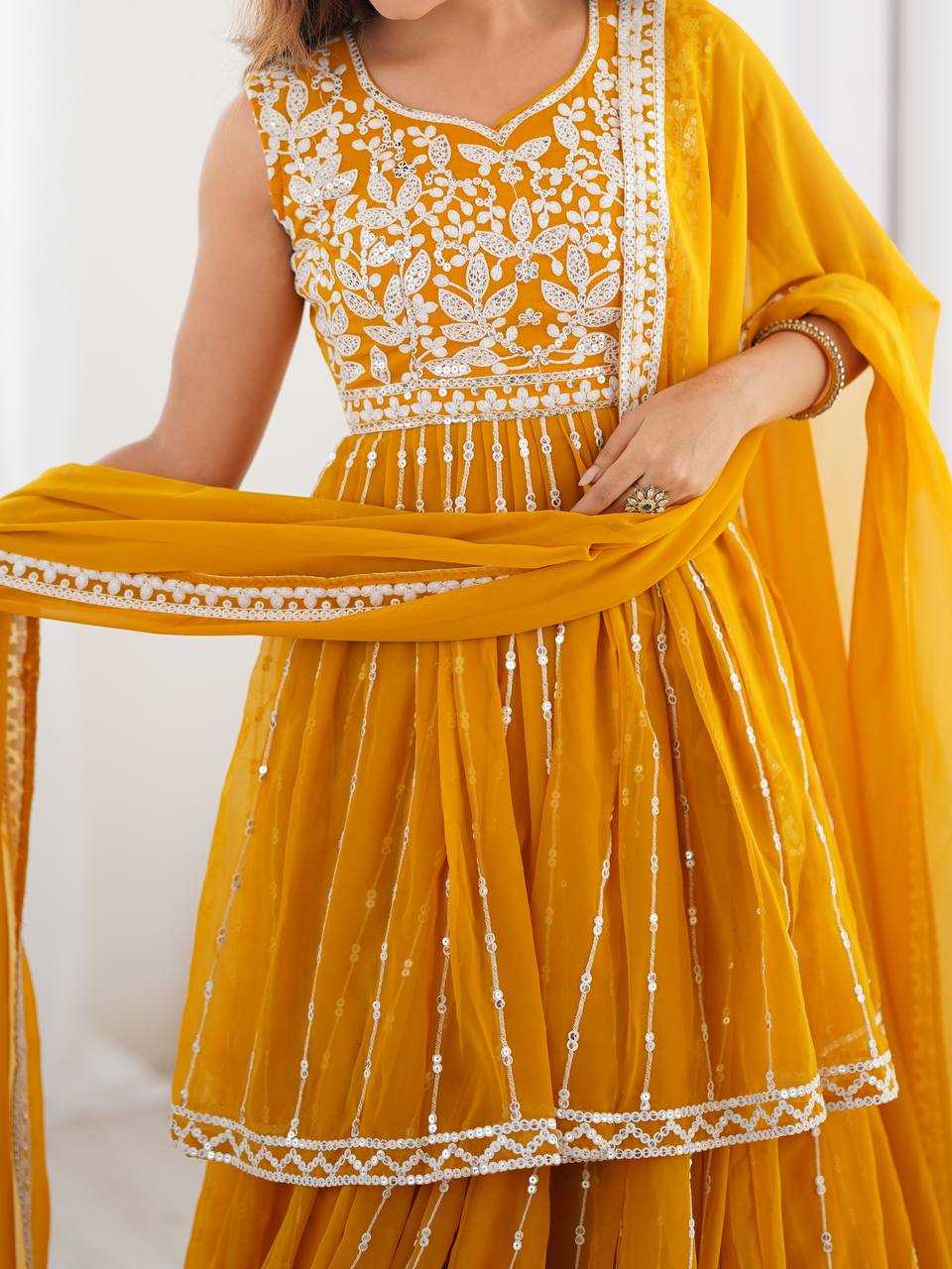Ynf Faux Georgette RIN133 28 Lehengas Wedding Collections Festive Collections Wholesale Designer Lehenga Choli Georgette Lehenga Sequins Lehenga Manufacturer