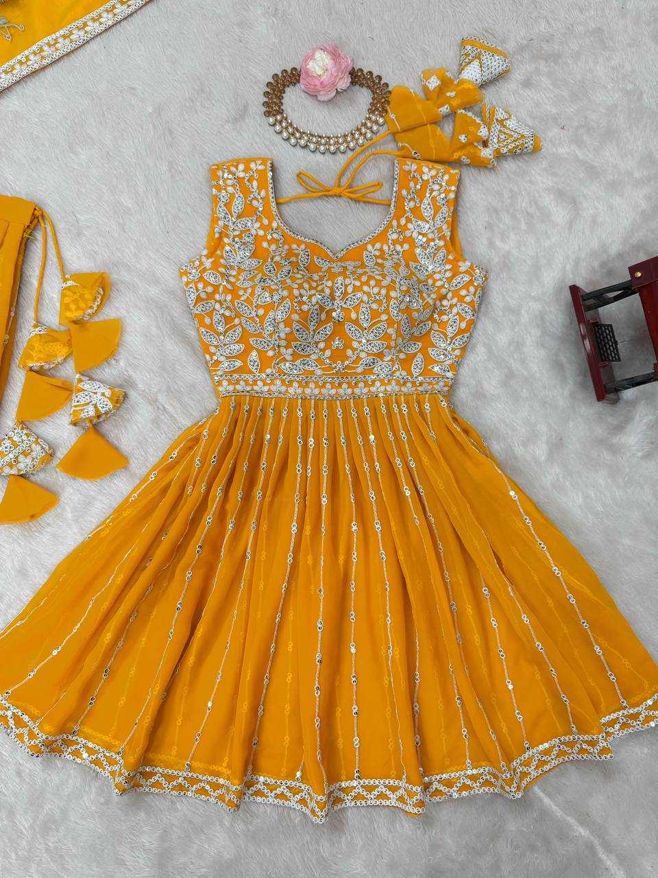 Ynf Faux Georgette RIN133 28 Lehengas Wedding Collections Festive Collections Wholesale Designer Lehenga Choli Georgette Lehenga Sequins Lehenga Manufacturer