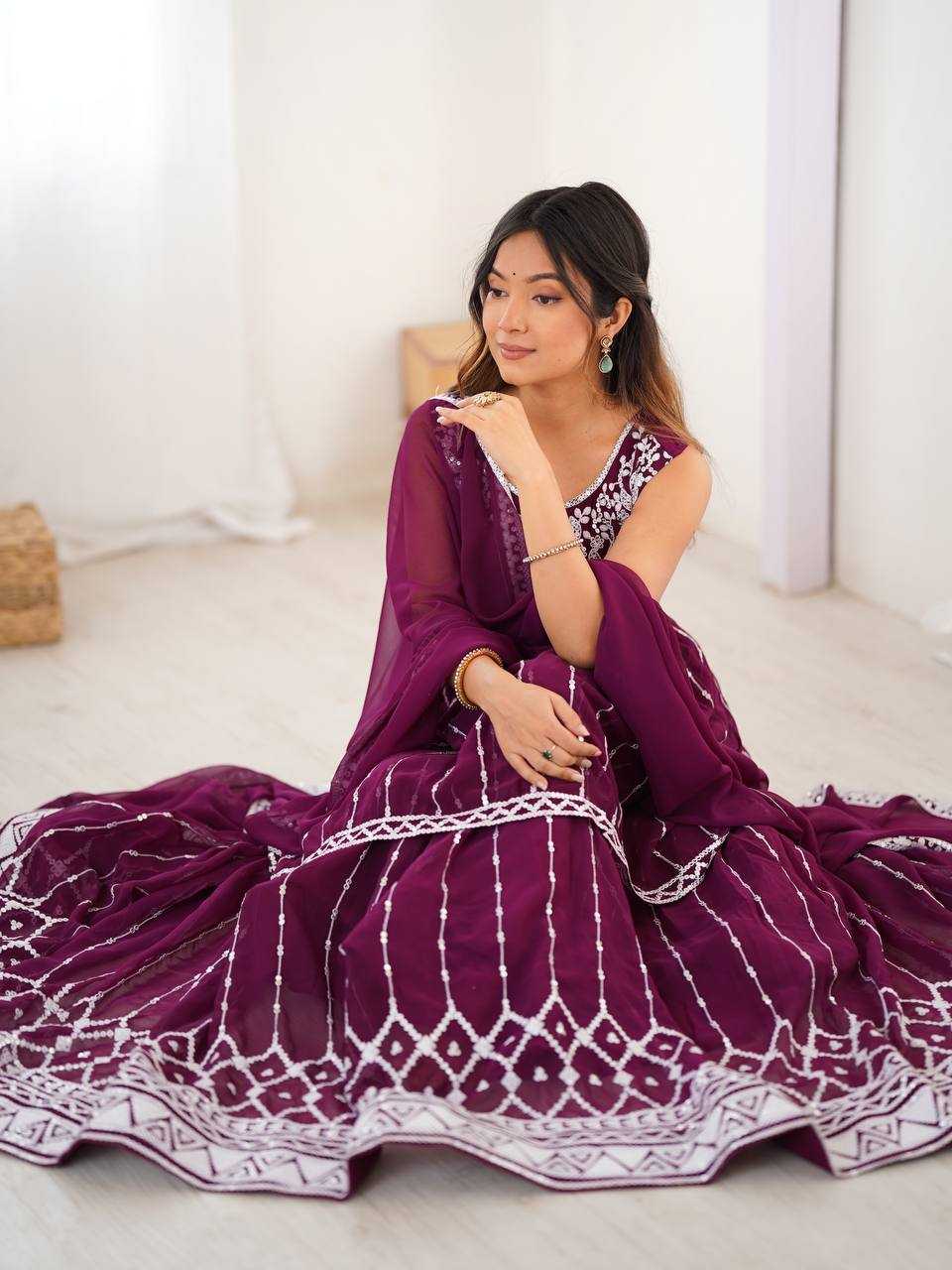Ynf Faux Georgette RIN133 28 Lehengas Wedding Collections Festive Collections Wholesale Designer Lehenga Choli Georgette Lehenga Sequins Lehenga Manufacturer