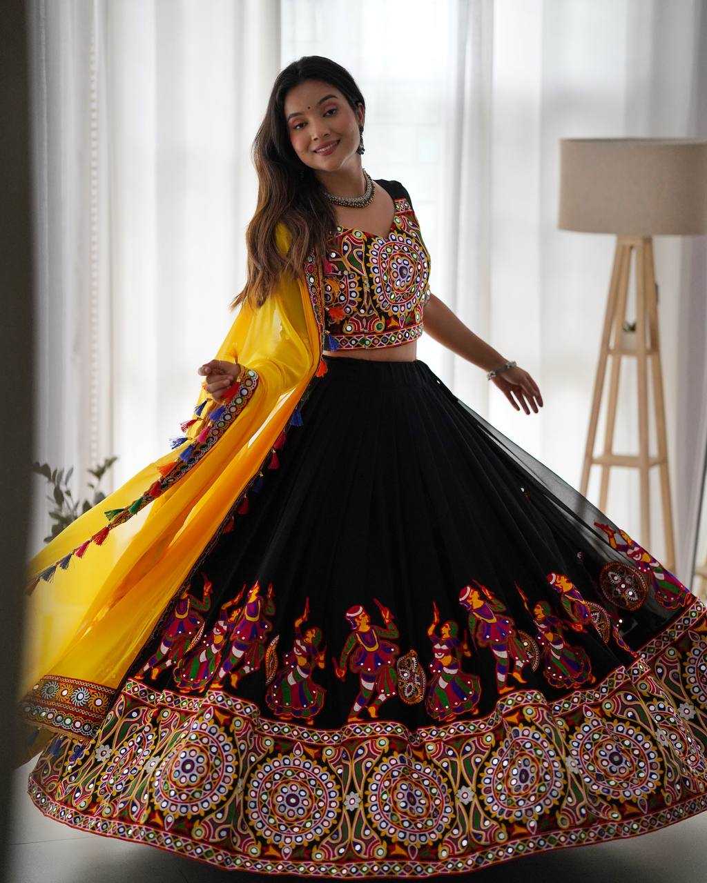 Ynf Faux Georgette RIN133 SP-24 Lehengas Wedding Collections Festive Collections Wholesale Designer Lehenga Choli Georgette Lehenga Lehenga With Dupatta Manufacturer