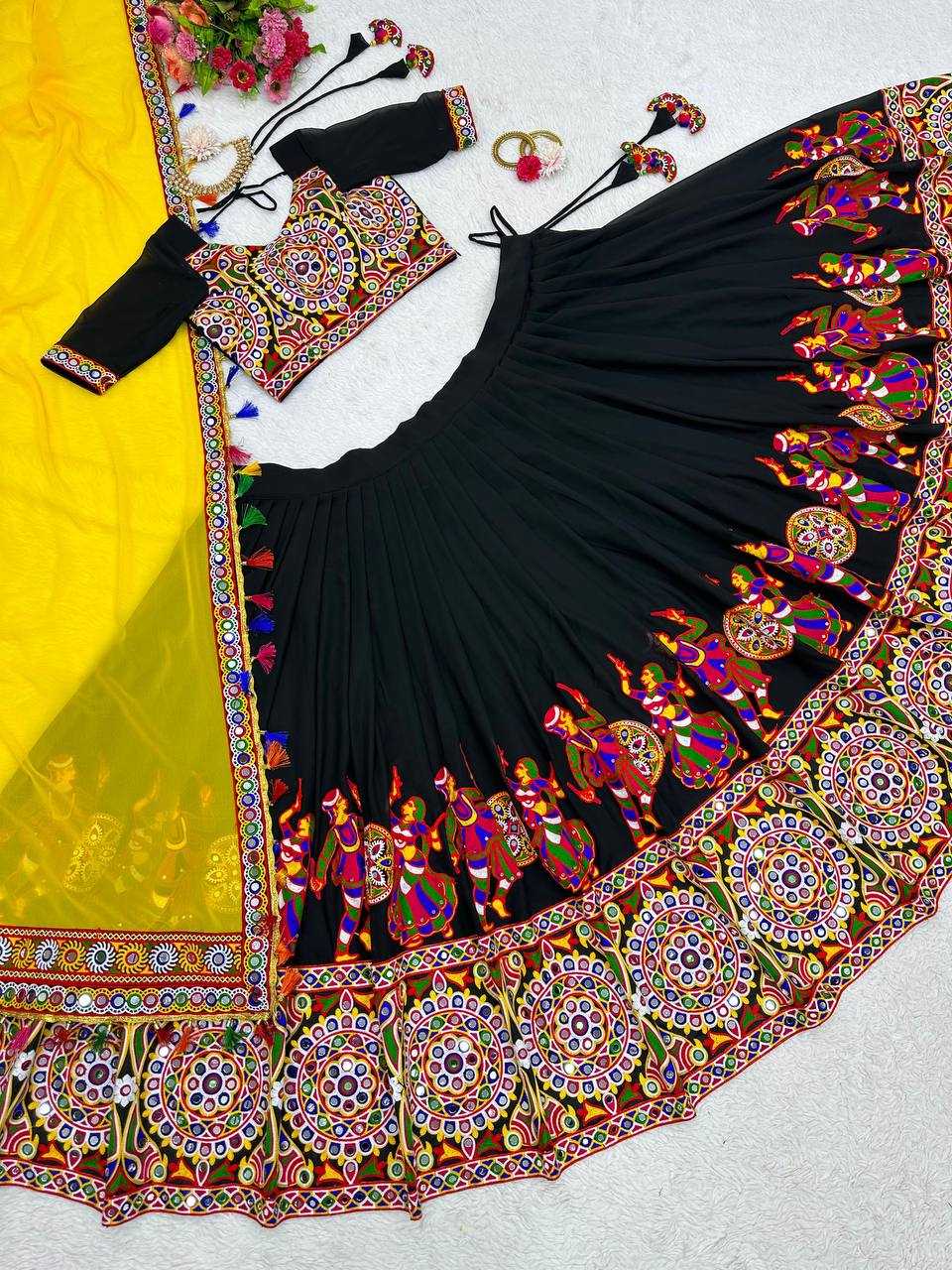 Ynf Faux Georgette RIN133 SP-24 Lehengas Wedding Collections Festive Collections Wholesale Designer Lehenga Choli Georgette Lehenga Lehenga With Dupatta Manufacturer