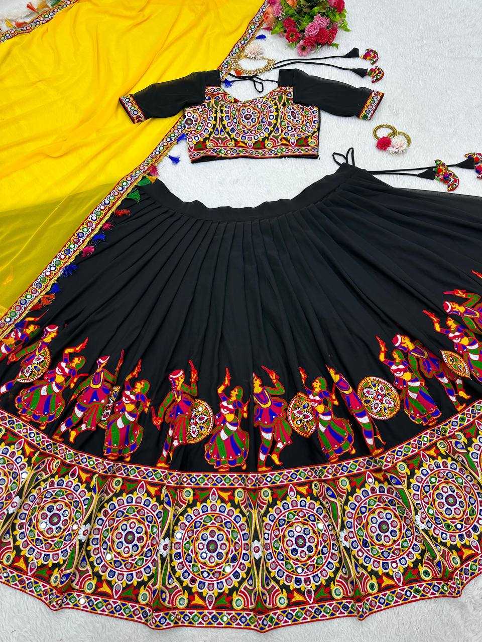 Ynf Faux Georgette RIN133 SP-24 Lehengas Wedding Collections Festive Collections Wholesale Designer Lehenga Choli Georgette Lehenga Lehenga With Dupatta Manufacturer