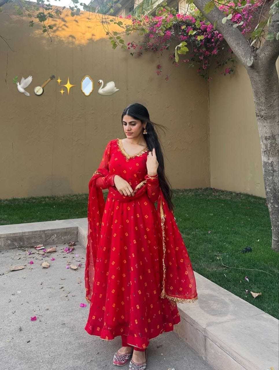 Ynf Faux Georgette RIN157 152 Gowns Wedding Collections Plus Size Collections Wholesale Georgette Gown Embroidered Gown Wedding Gown Manufacturer