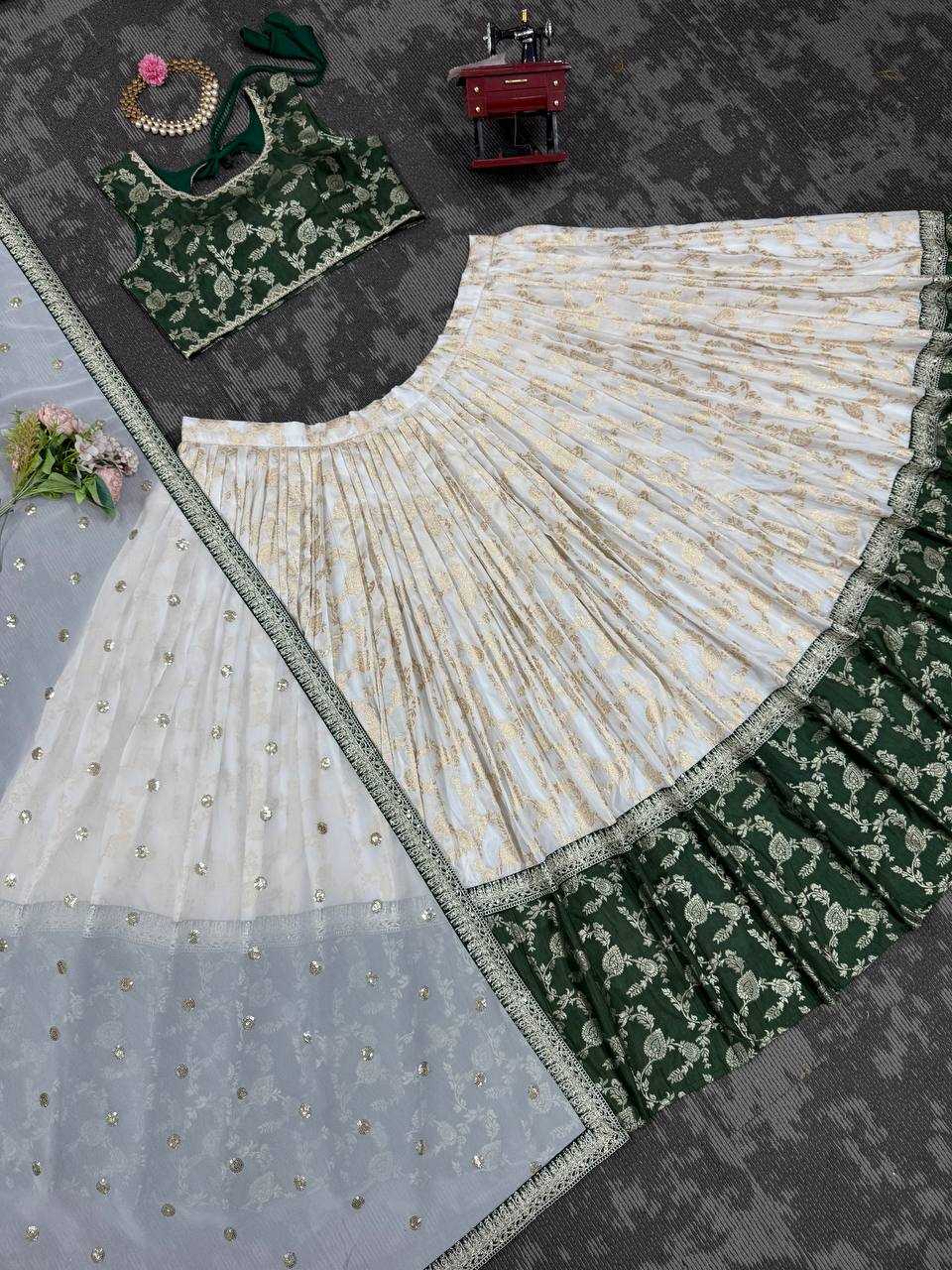Ynf Faux Georgette RIN162 318 Lehengas Wholesale Fancy Lehenga Embroidered Lehenga Sequins Lehenga Manufacturer