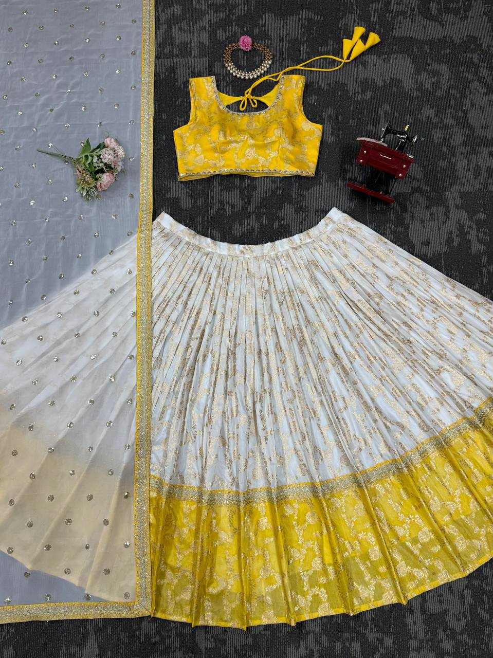 Ynf Faux Georgette RIN162 318 Lehengas Wholesale Fancy Lehenga Embroidered Lehenga Sequins Lehenga Manufacturer