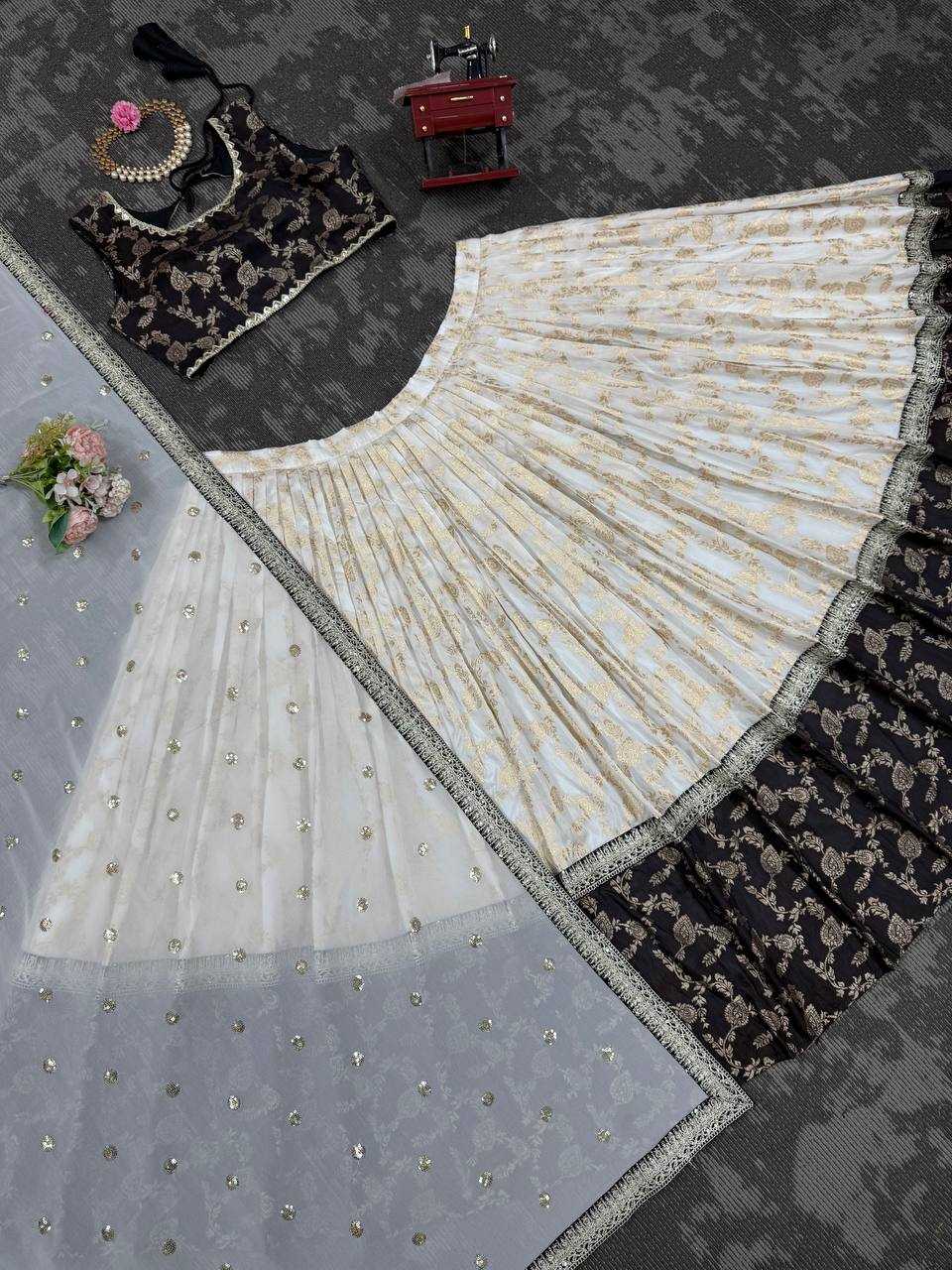 Ynf Faux Georgette RIN162 318 Lehengas Wholesale Fancy Lehenga Embroidered Lehenga Sequins Lehenga Manufacturer