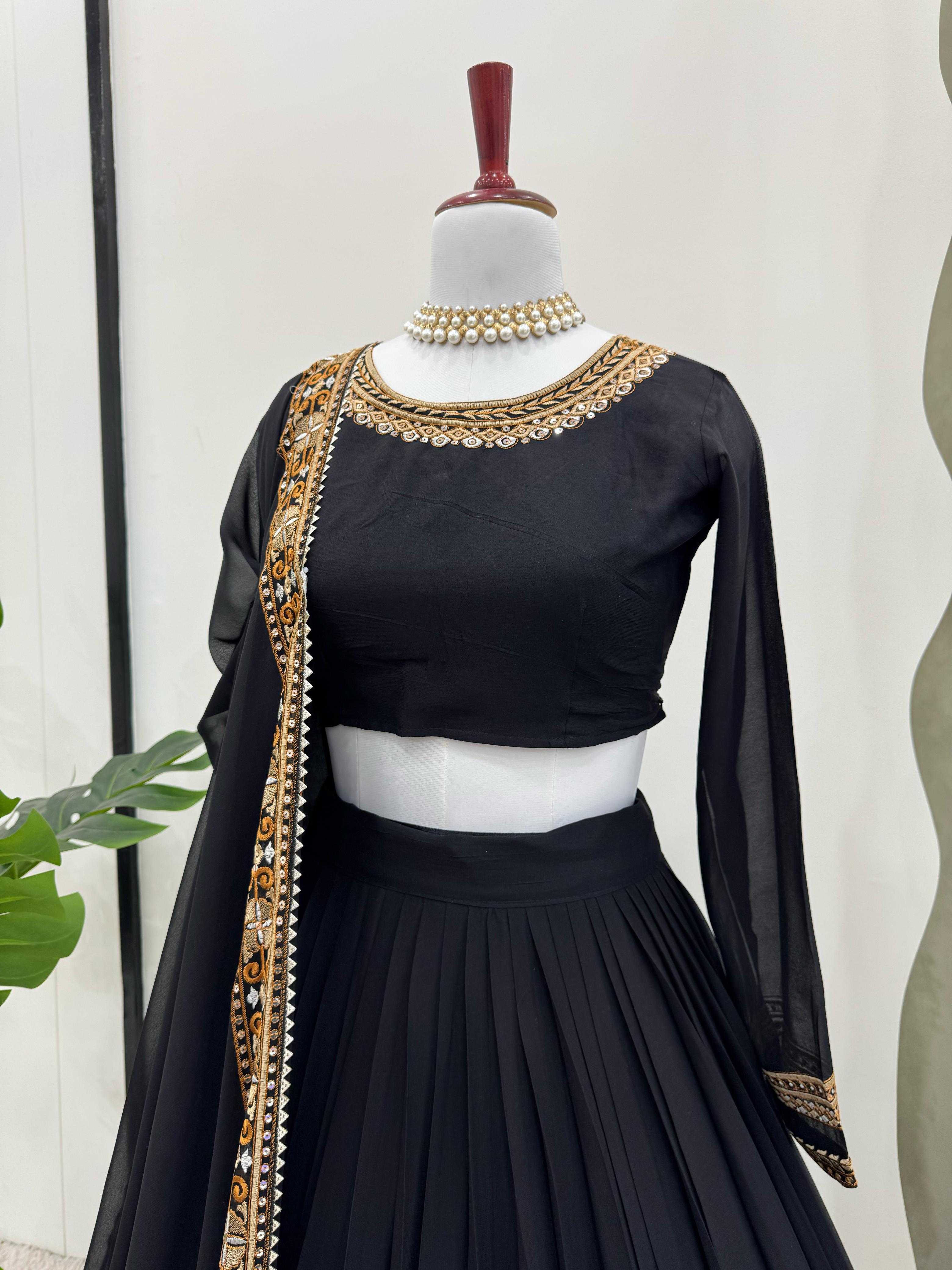 Ynf Faux Georgette RIN162 334 Lehengas Wedding Collections Festive Collections Wholesale Designer Lehenga Wedding Lehenga Georgette Lehenga Manufacturer