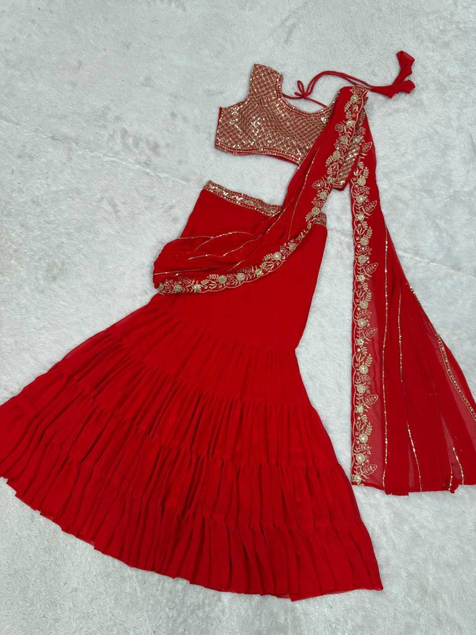 Ynf Faux Georgette RIN162 360 Sarees Wholesale Designer Sarees Georgette Sarees Lehenga Sarees Manufacturer
