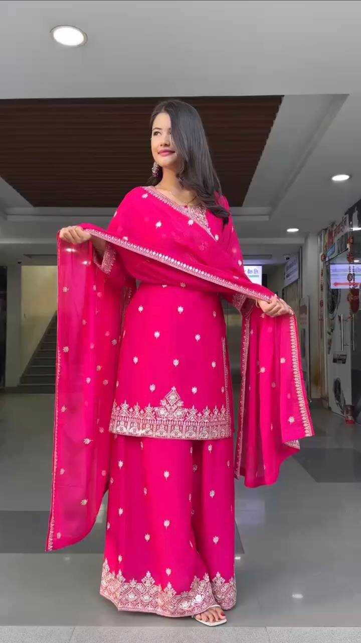 Ynf Faux Georgette RIN162 5884 Suits & Dresses Wholesale Sharara Salwar Suits Embroidery Suits Anarkali Suits Manufacturer