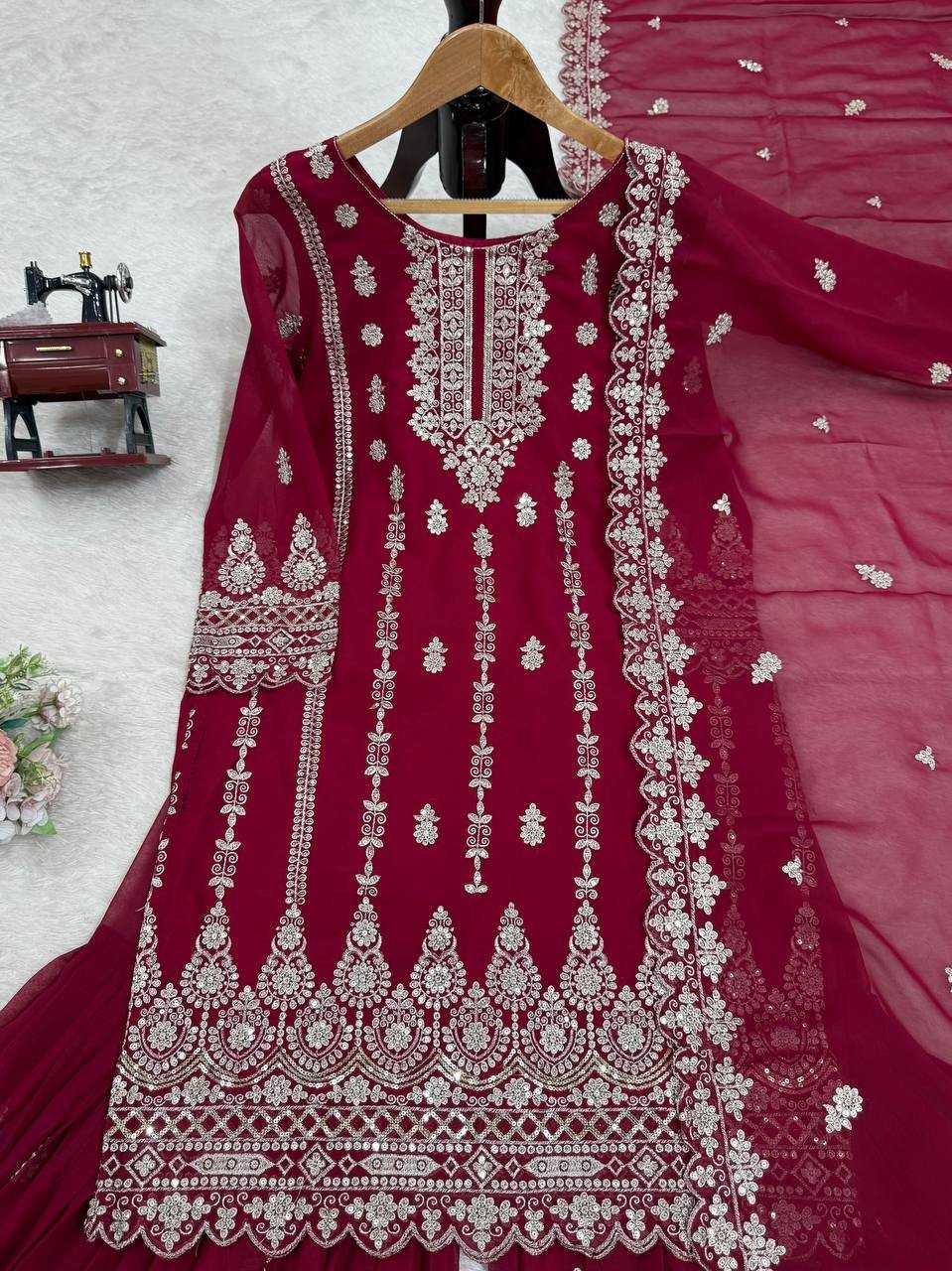 Ynf Faux Georgette RIN162 5885 Suits & Dresses Wholesale Georgette Suit Ladies Silk Suit Designer Suits Manufacturer