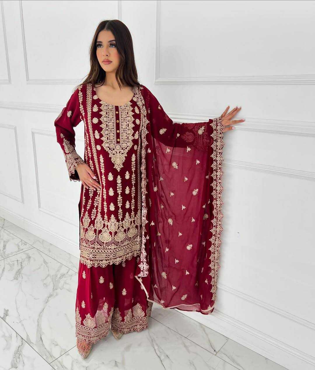 Ynf Faux Georgette RIN162 5885 Suits & Dresses Wholesale Georgette Suit Ladies Silk Suit Designer Suits Manufacturer