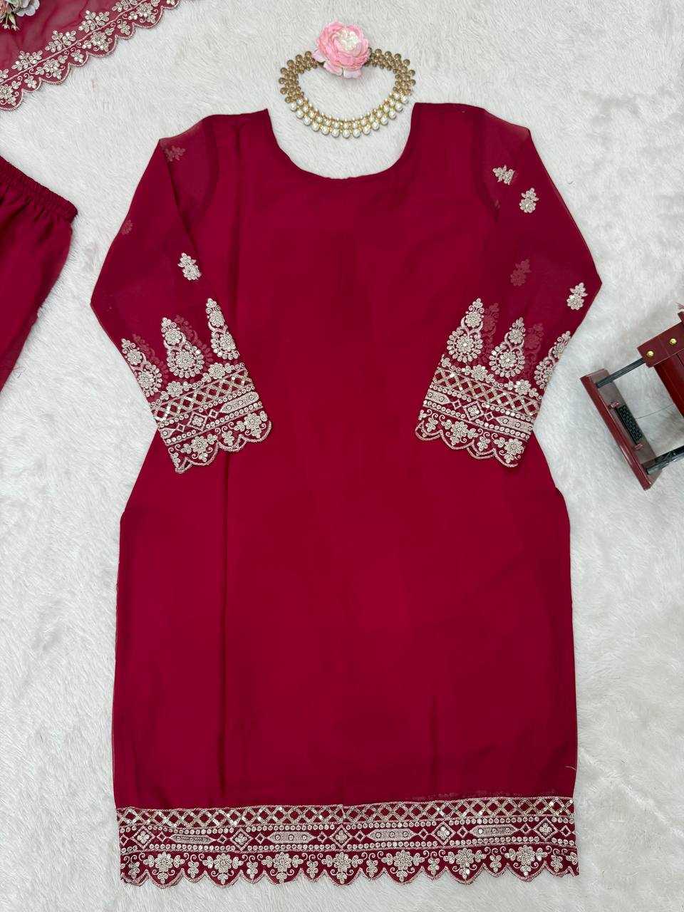 Ynf Faux Georgette RIN162 5885 Suits & Dresses Wholesale Georgette Suit Ladies Silk Suit Designer Suits Manufacturer